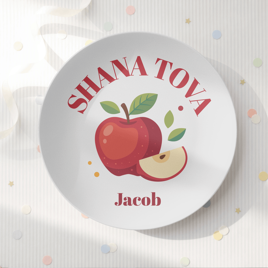 Personalized Shana Tova Plate by Lil Plate Shop