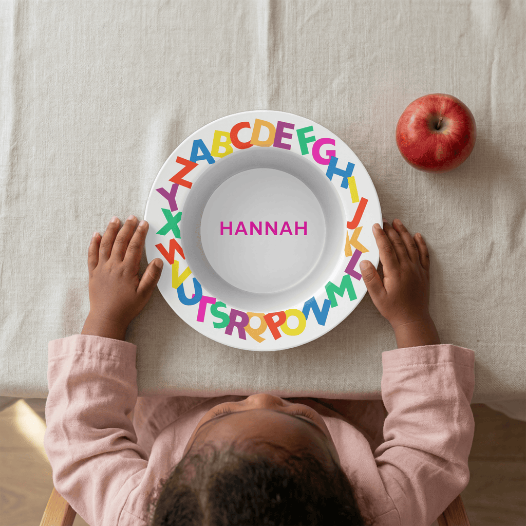 Alphabet Name Bowl by Lil Plate Shop