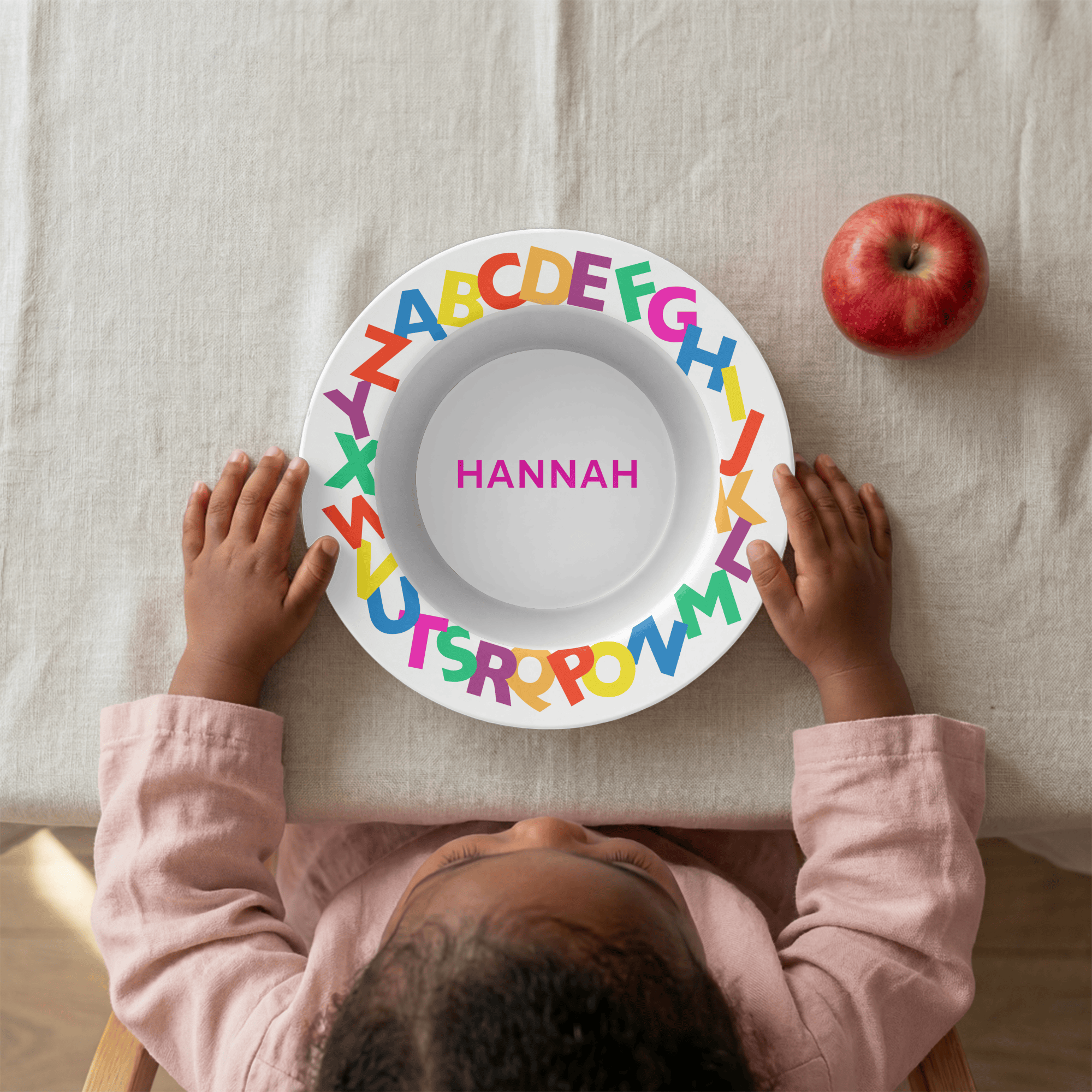 Alphabet Name Bowl by Lil Plate Shop