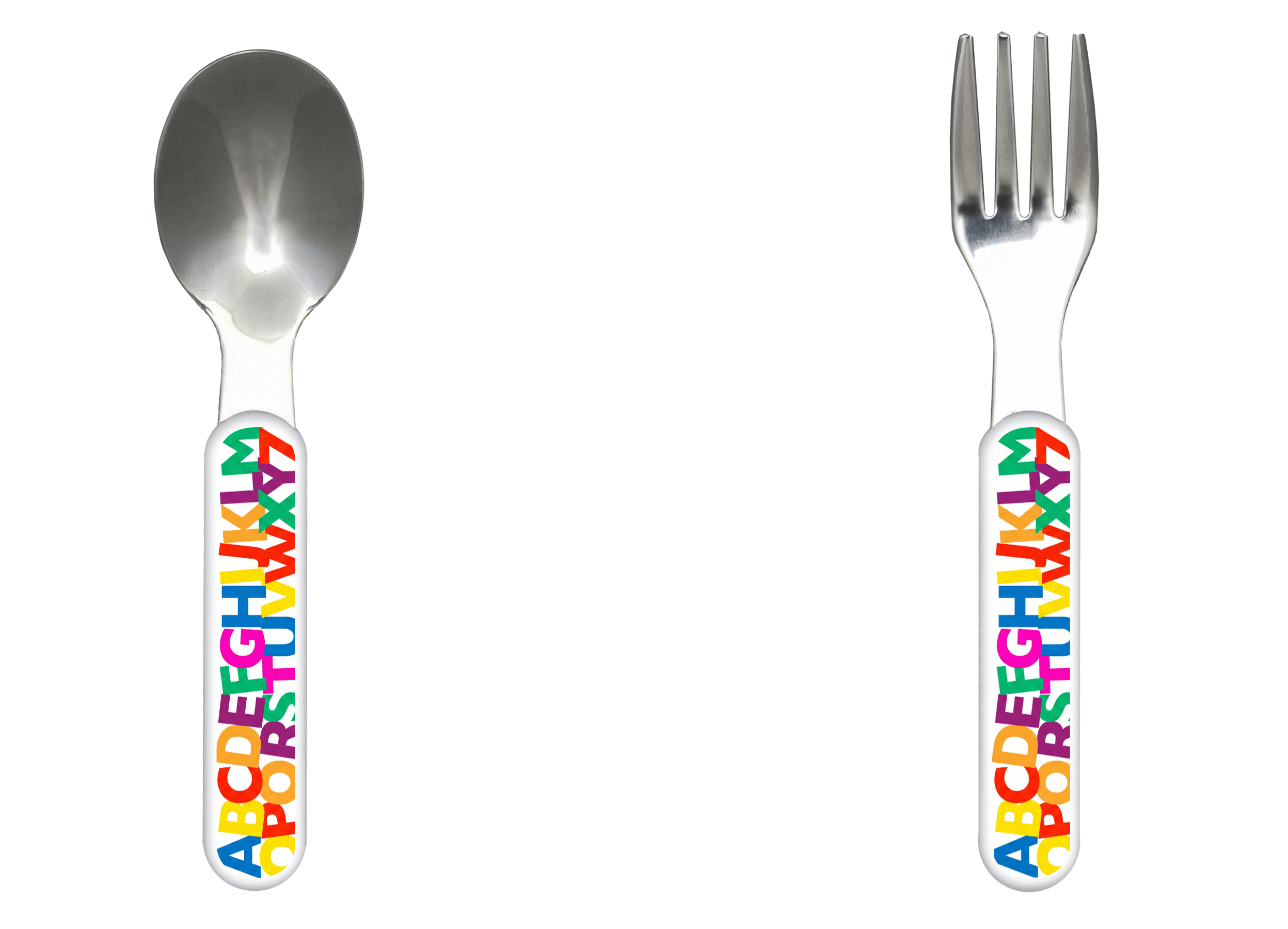 Alphabet Name Kid's Silverware Set by Lil Plate Shop