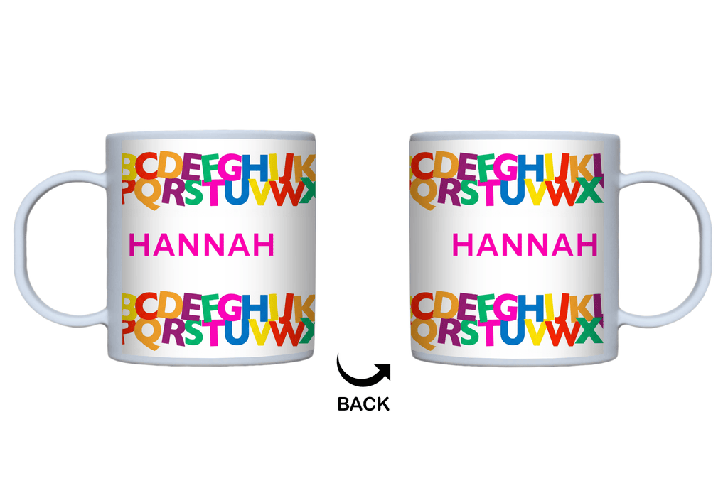 Alphabet Name Mug by Lil Plate Shop