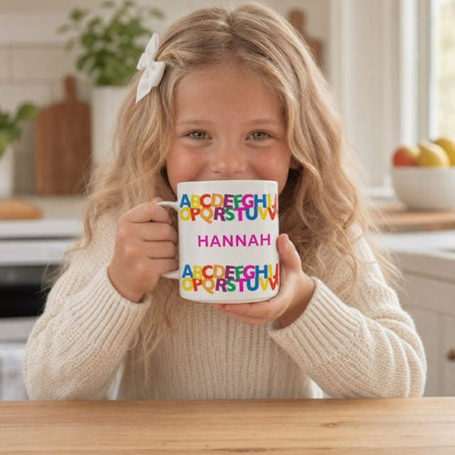 Alphabet Name Mug by Lil Plate Shop