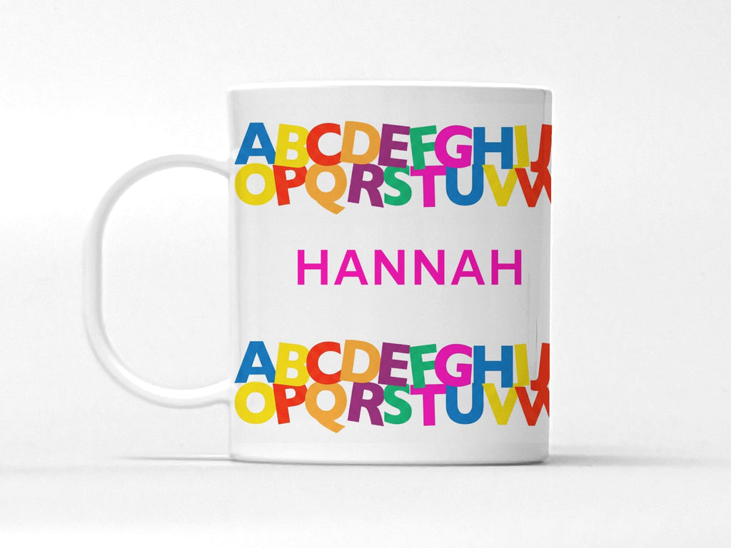 Alphabet Name Mug by Lil Plate Shop