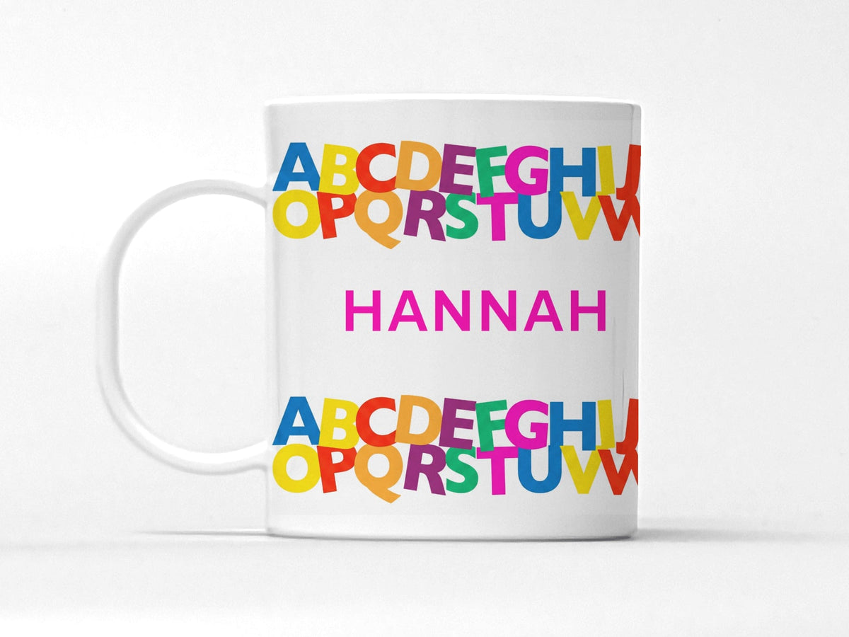Alphabet Name Mug by Lil Plate Shop