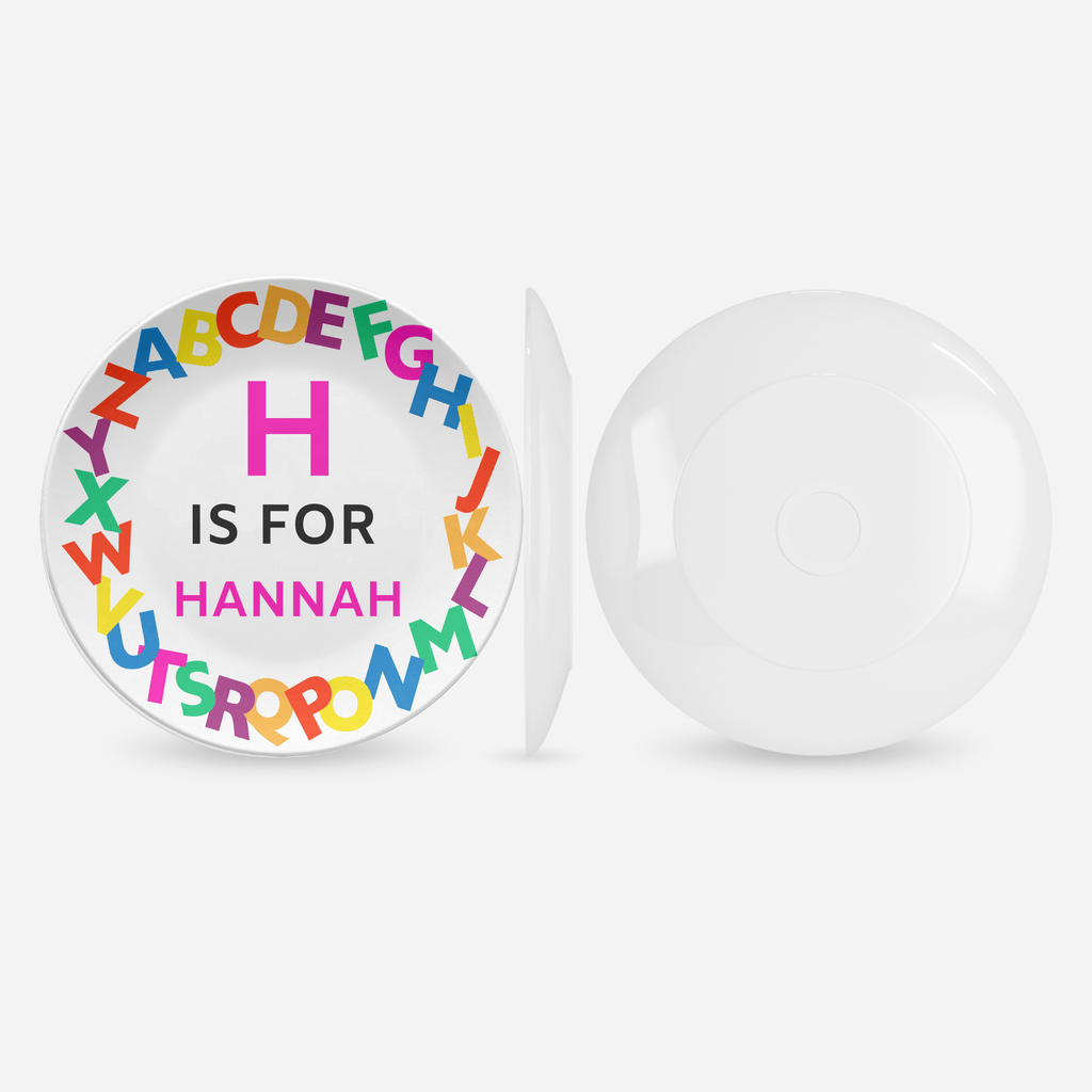 Alphabet Name Plate by Lil Plate Shop