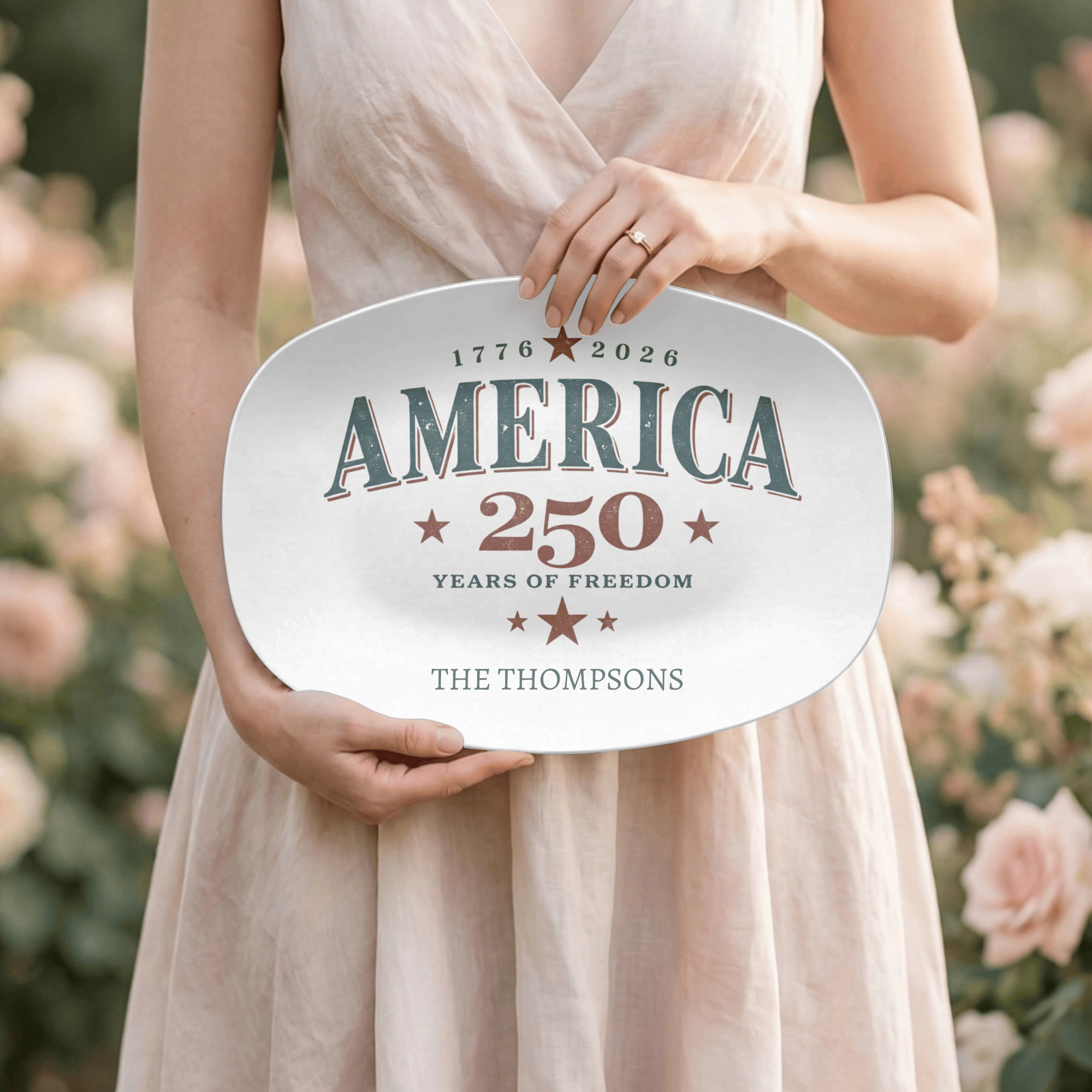 America 250th Anniversary Platter by Lil Plate Shop