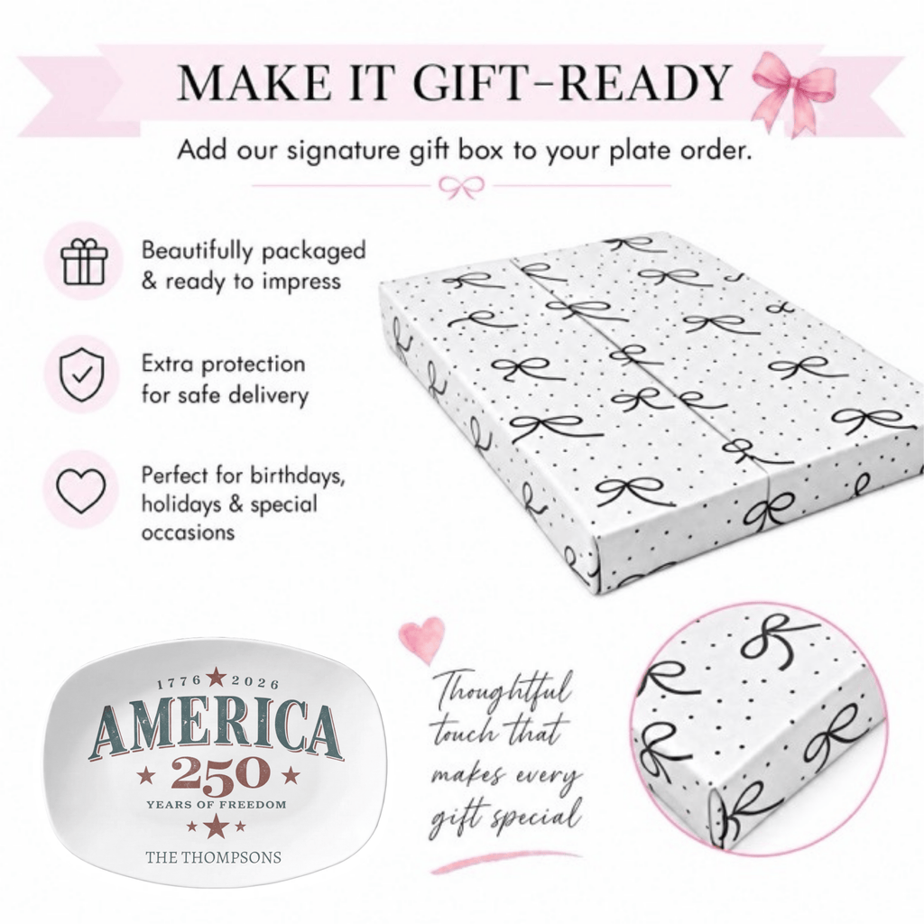 America 250th Anniversary Platter by Lil Plate Shop