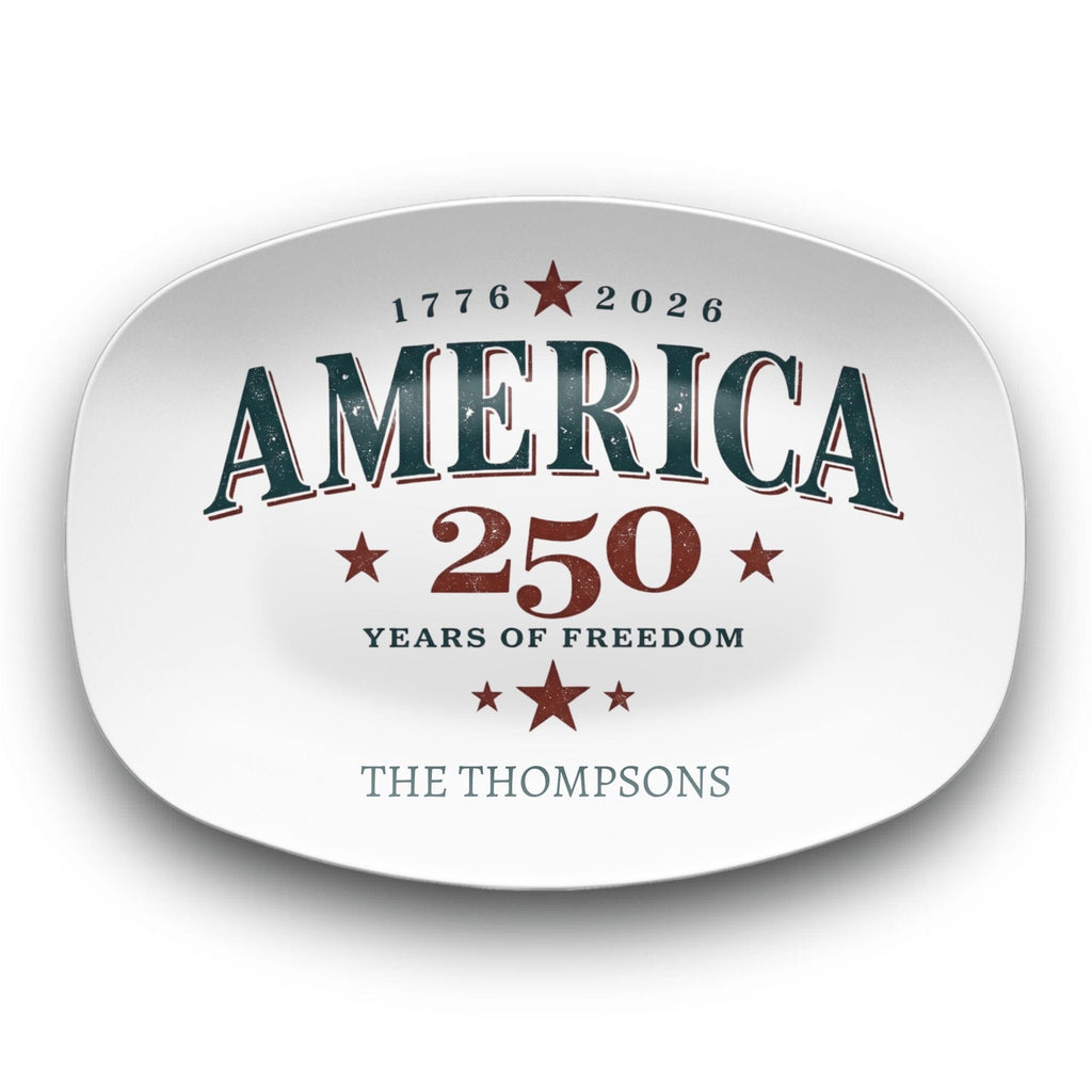 America 250th Anniversary Platter by Lil Plate Shop