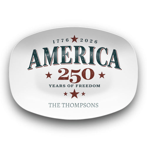 America 250th Anniversary Platter by Lil Plate Shop