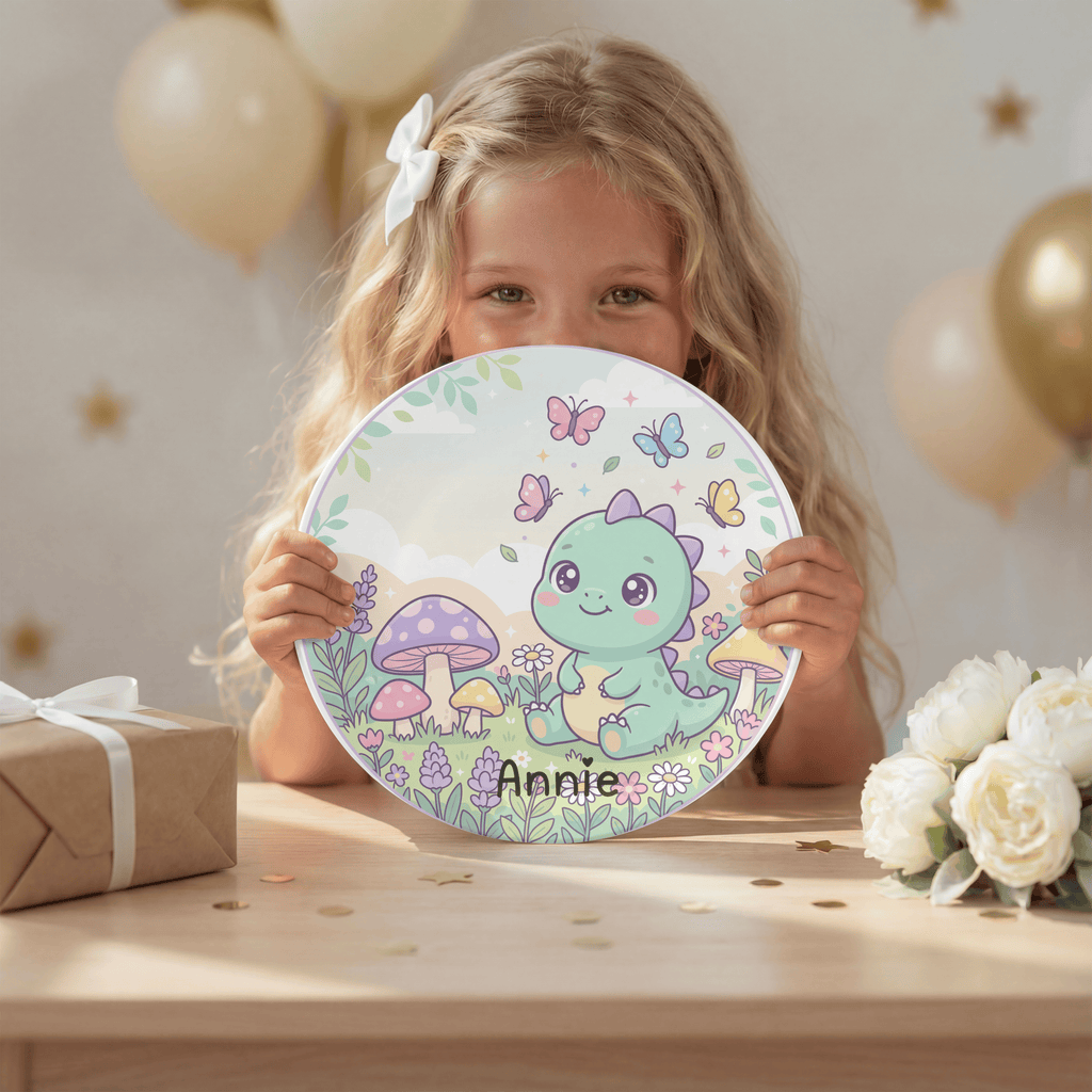 Baby Dinosaur Plate by Lil Plate Shop