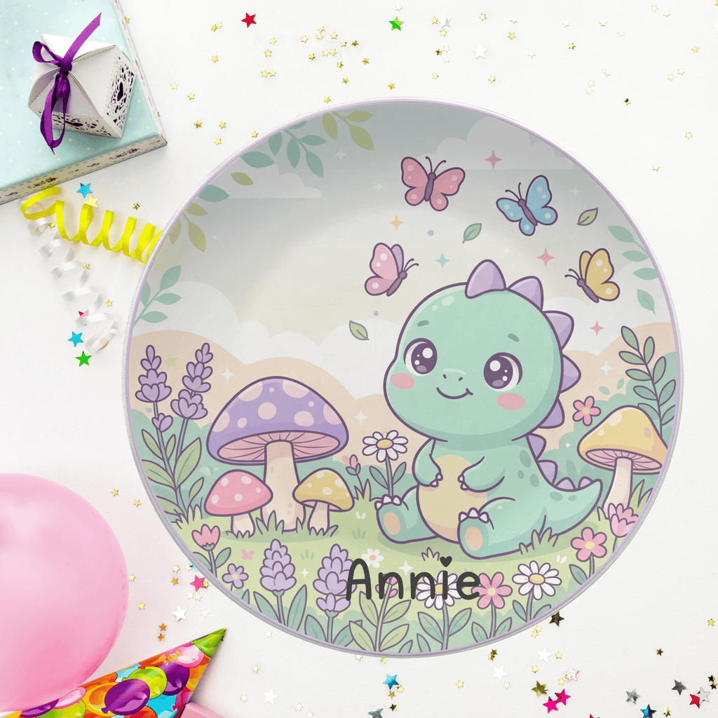 Baby Dinosaur Plate by Lil Plate Shop