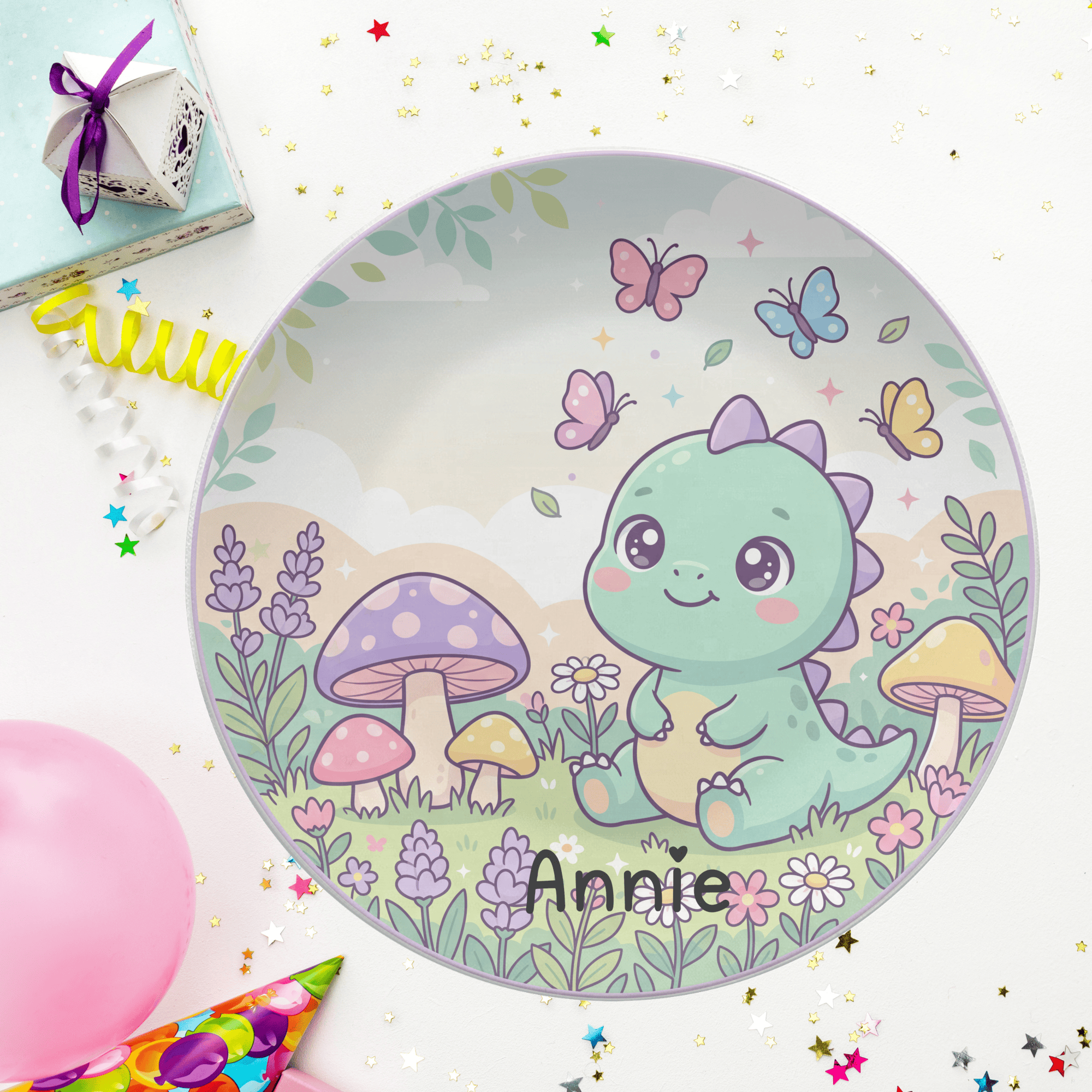 Baby Dinosaur Plate by Lil Plate Shop