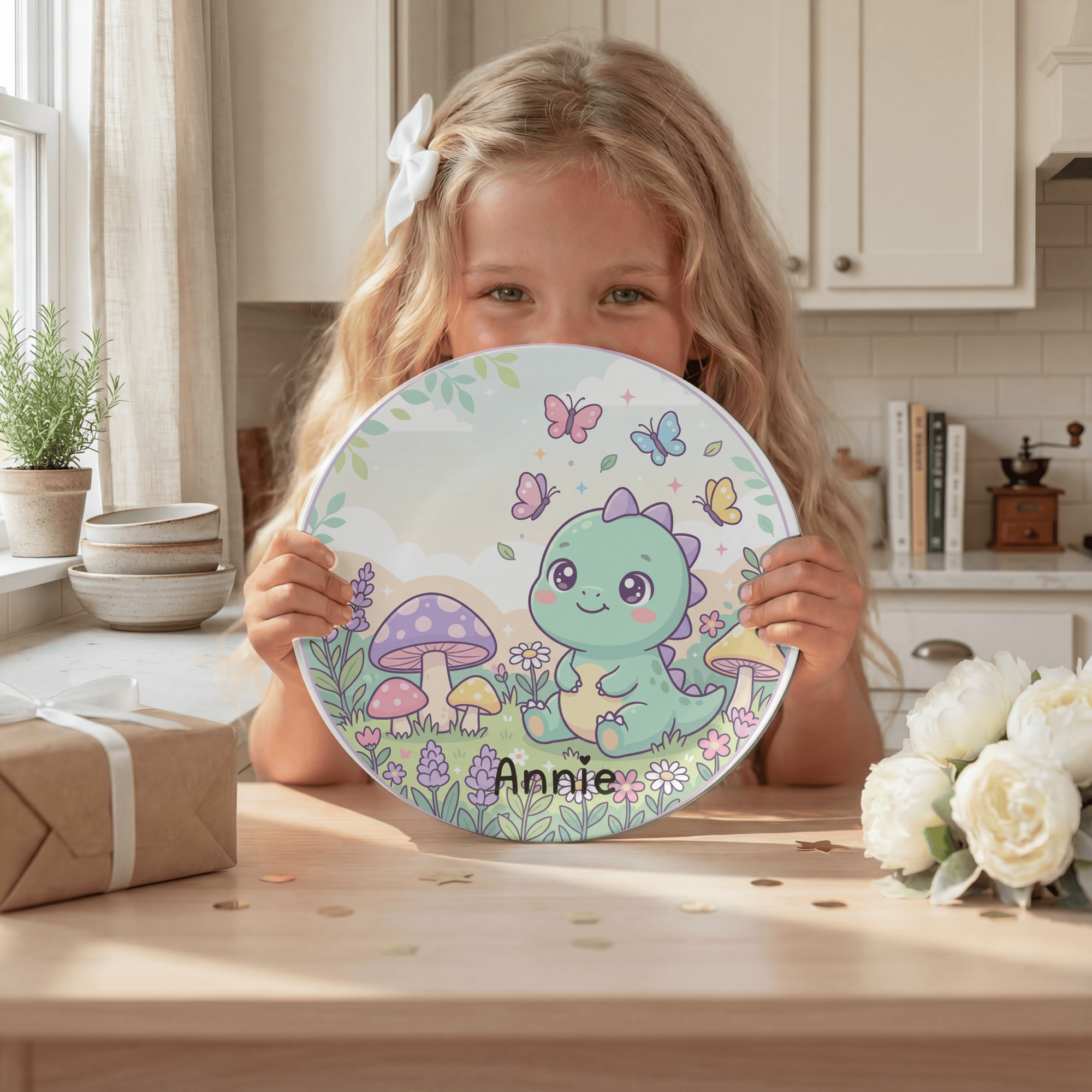 Baby Dinosaur Plate by Lil Plate Shop