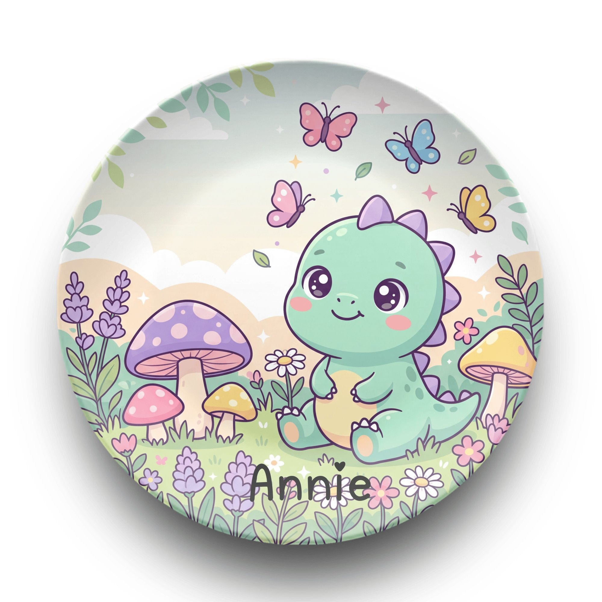 Baby Dinosaur Plate by Lil Plate Shop