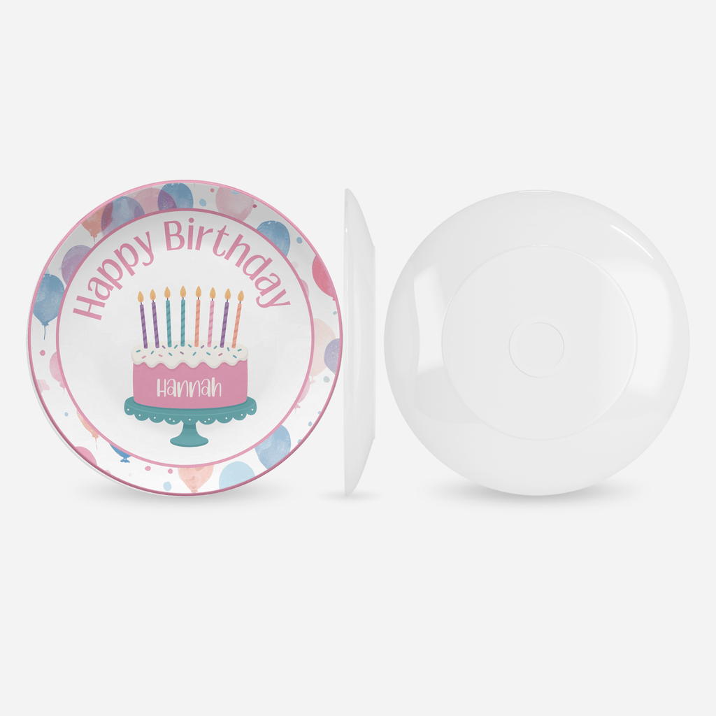 Balloon Name Cake Plate by Lil Plate Shop