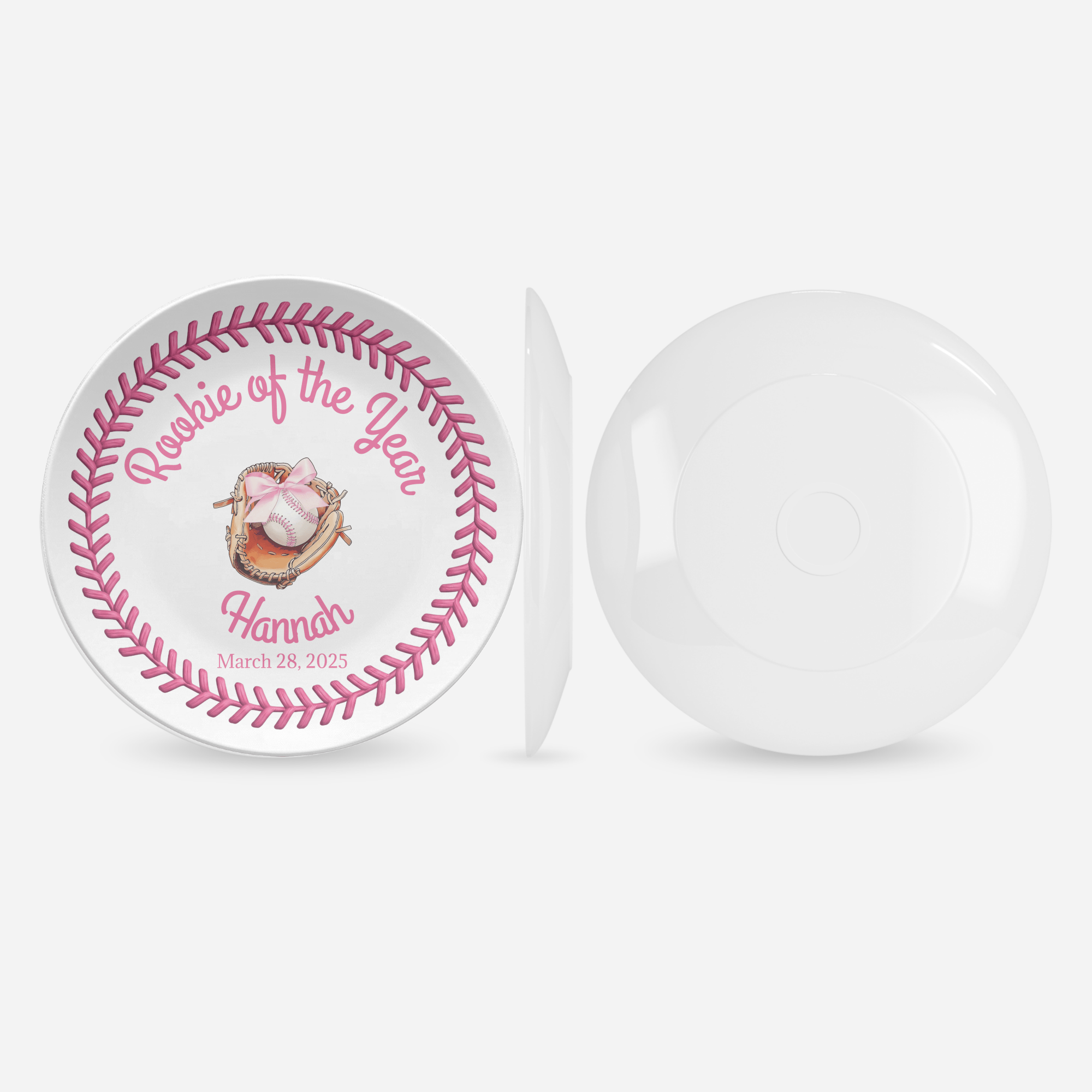 Baseball Girl Rookie Plate by Lil Plate Shop
