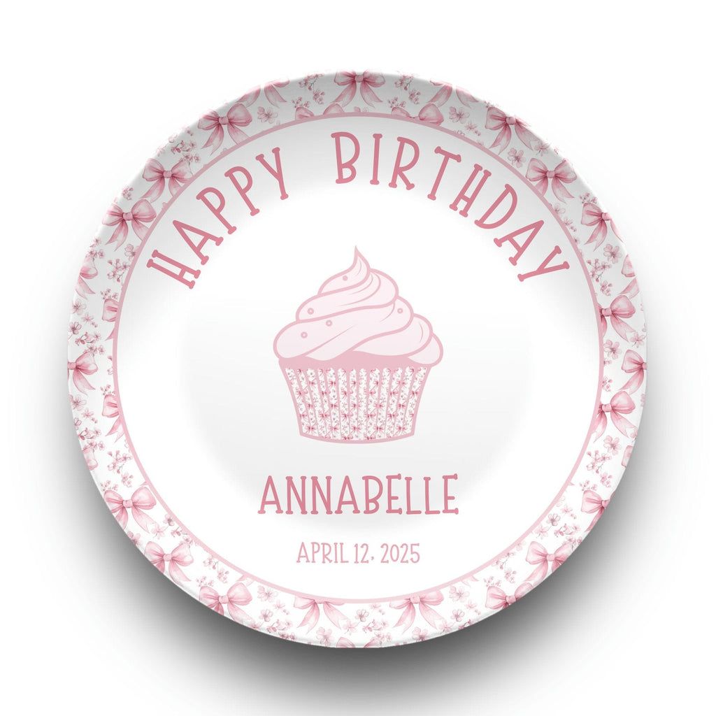 Birthday Coquette Cupcake Plate by Lil Plate Shop