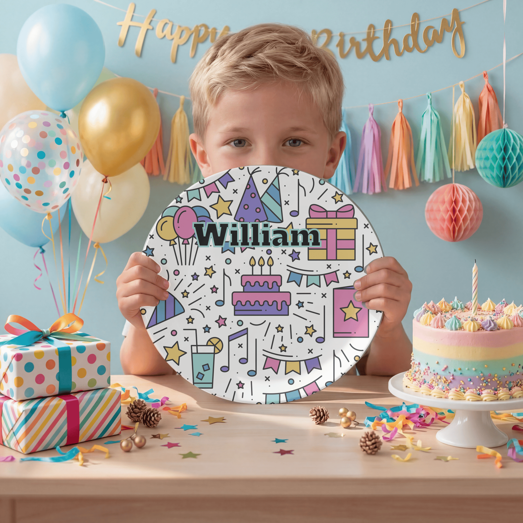 Birthday Party Plate by Lil Plate Shop