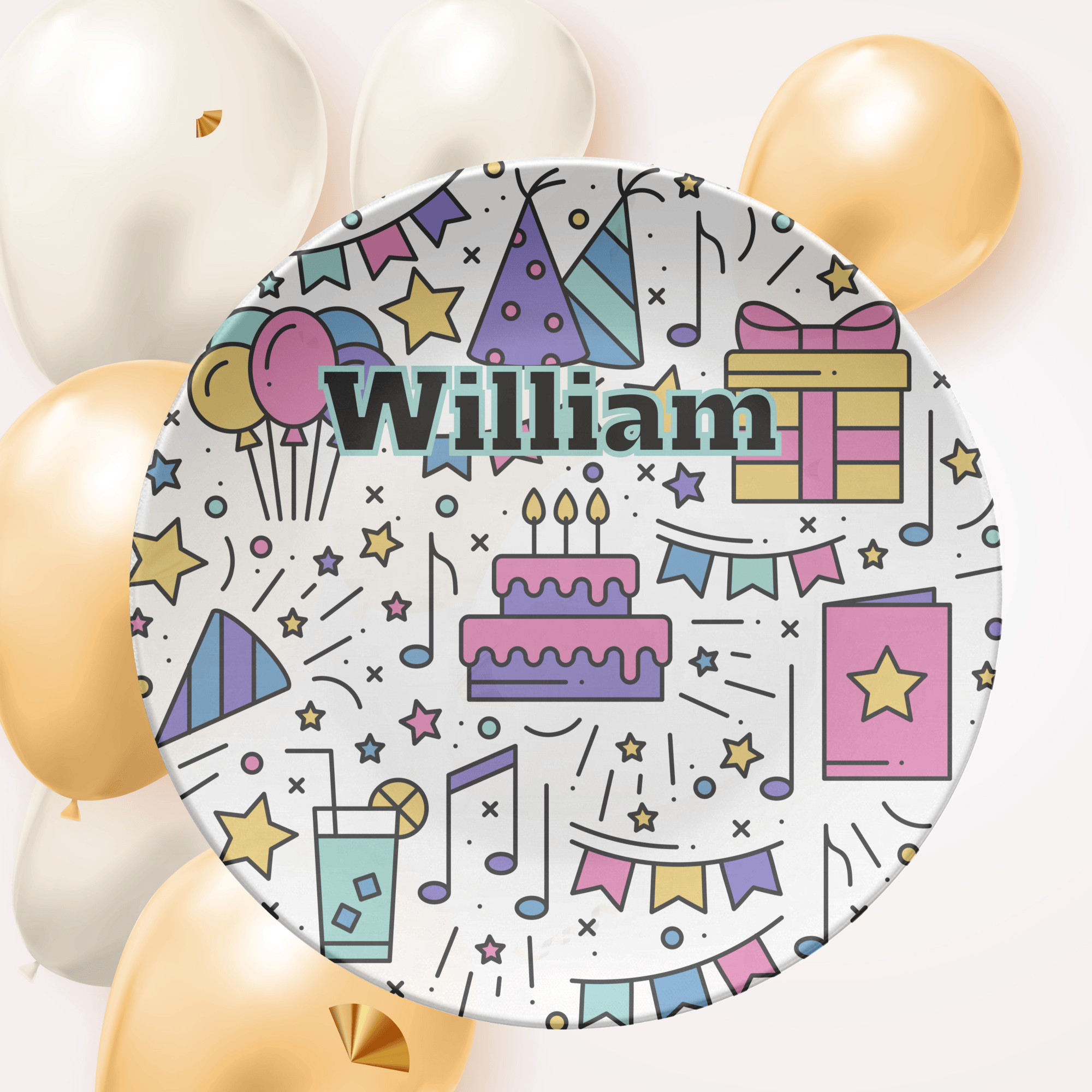 Birthday Party Plate by Lil Plate Shop