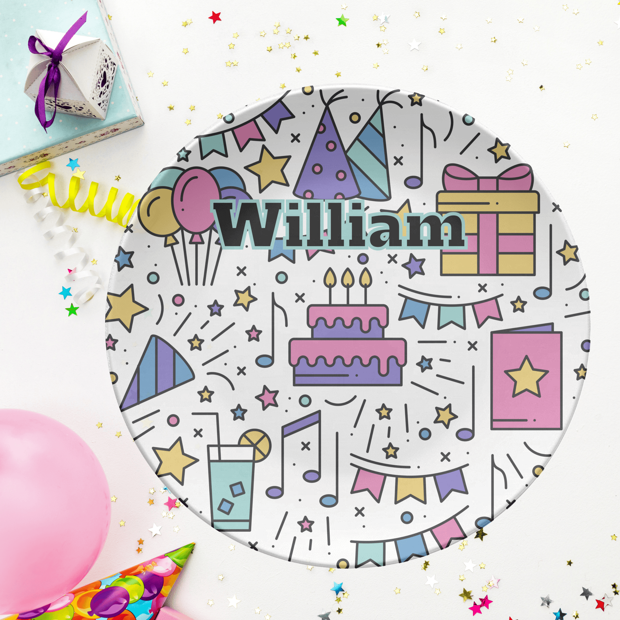Birthday Party Plate by Lil Plate Shop