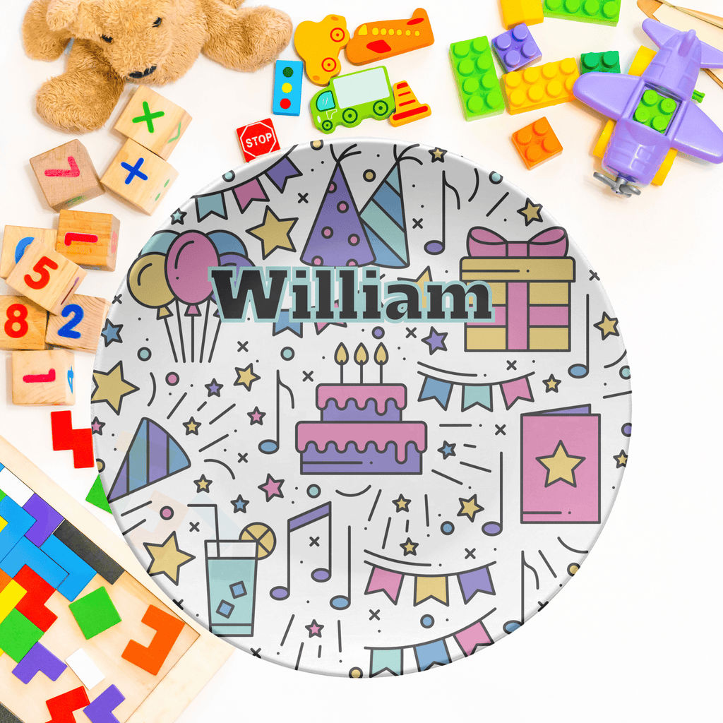 Birthday Party Plate by Lil Plate Shop