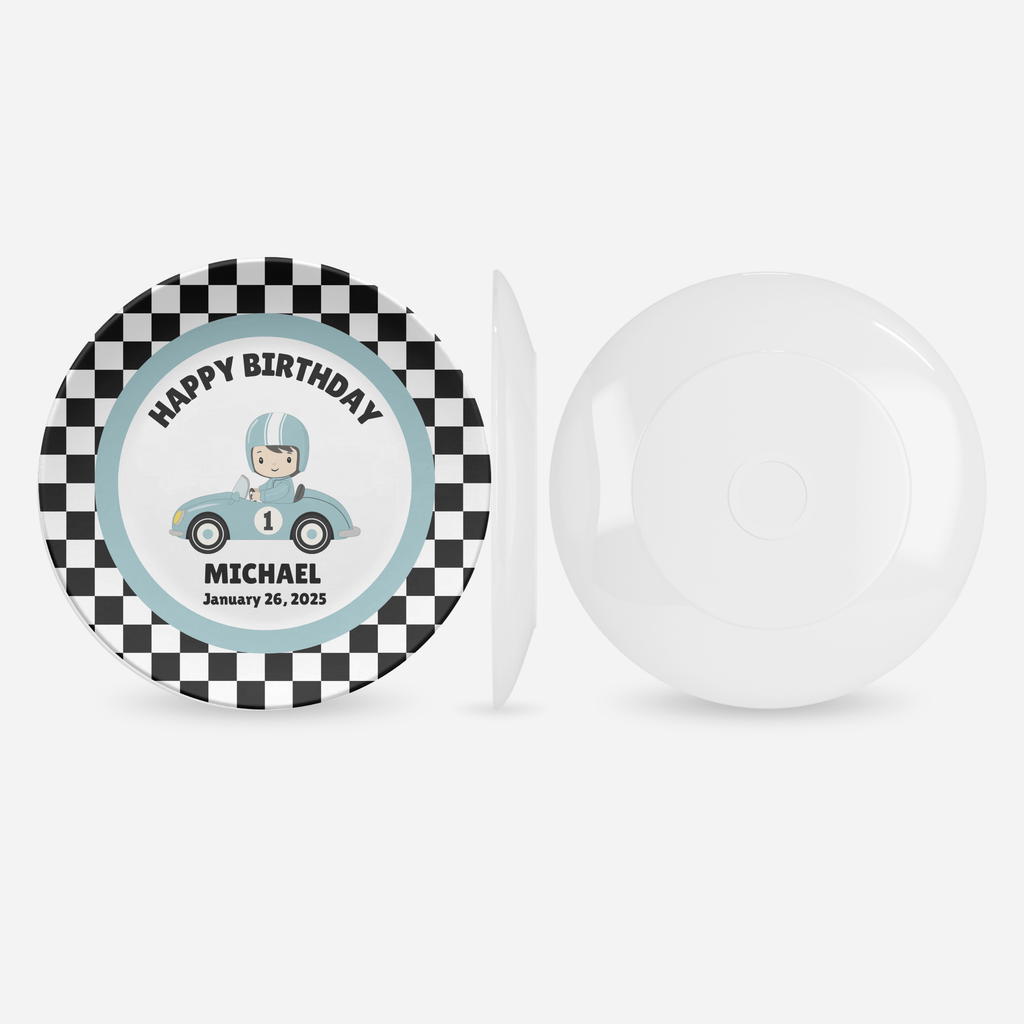 Birthday Race Car Plate by Lil Plate Shop