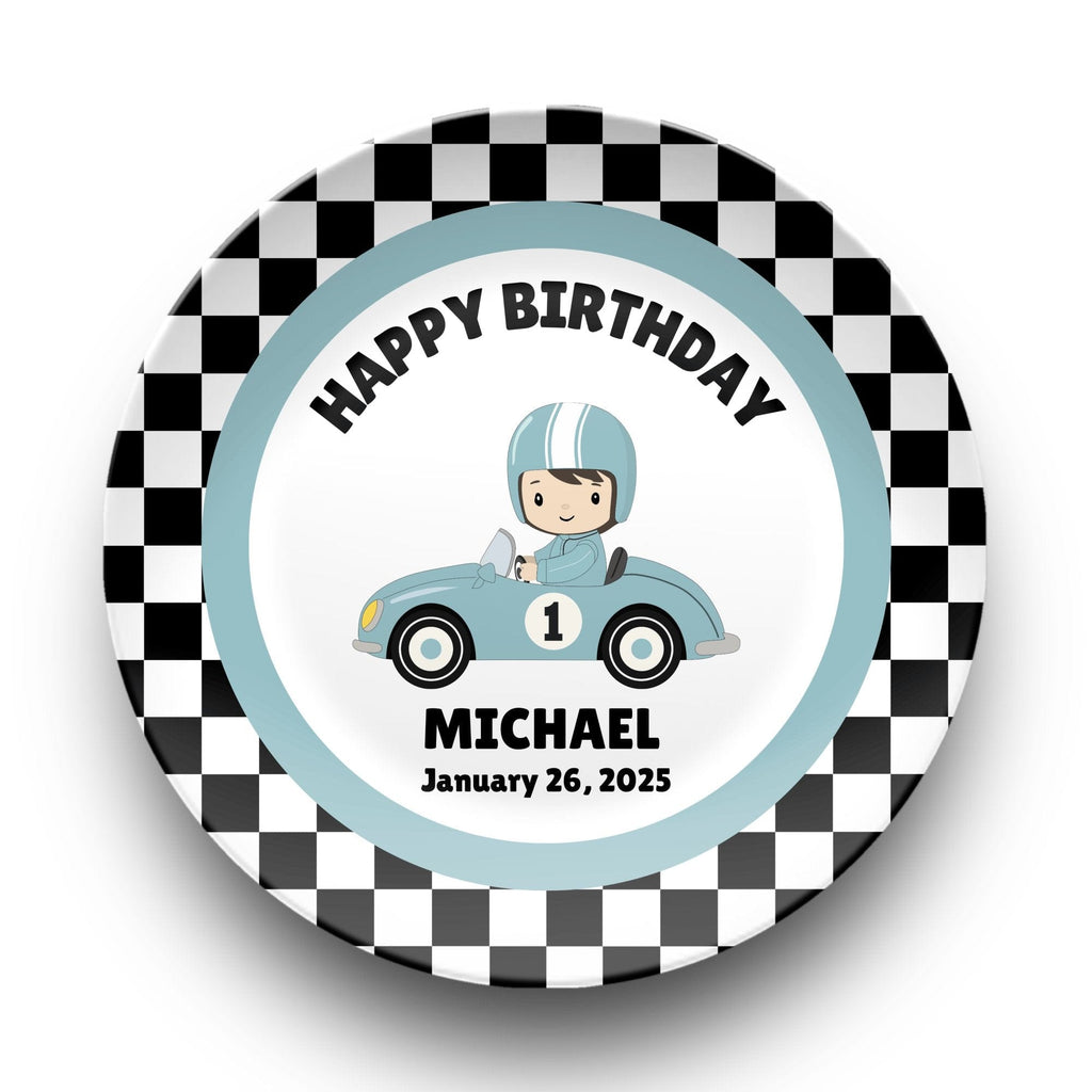 Birthday Race Car Plate by Lil Plate Shop