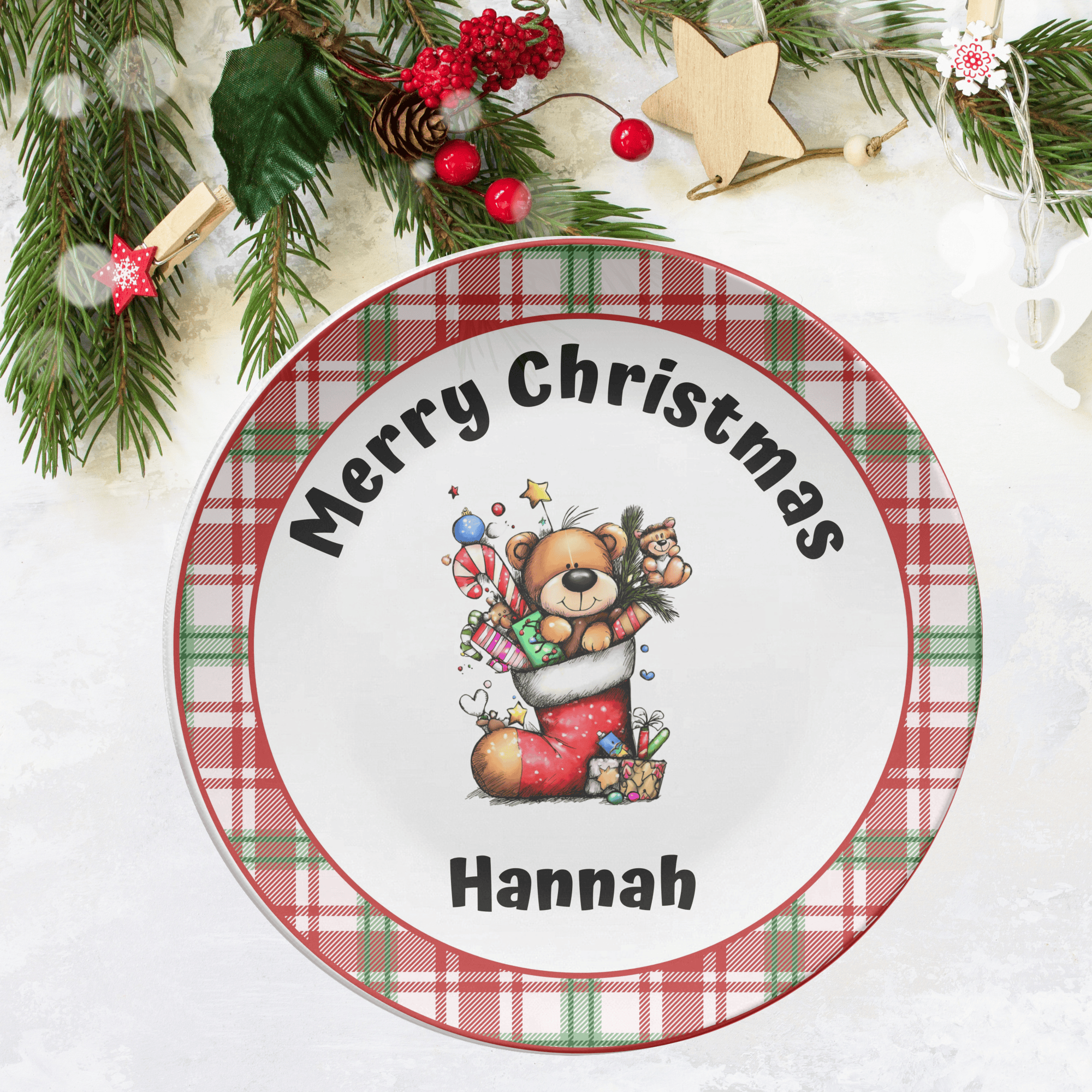 Build Your Own Christmas Plate by Lil Plate Shop