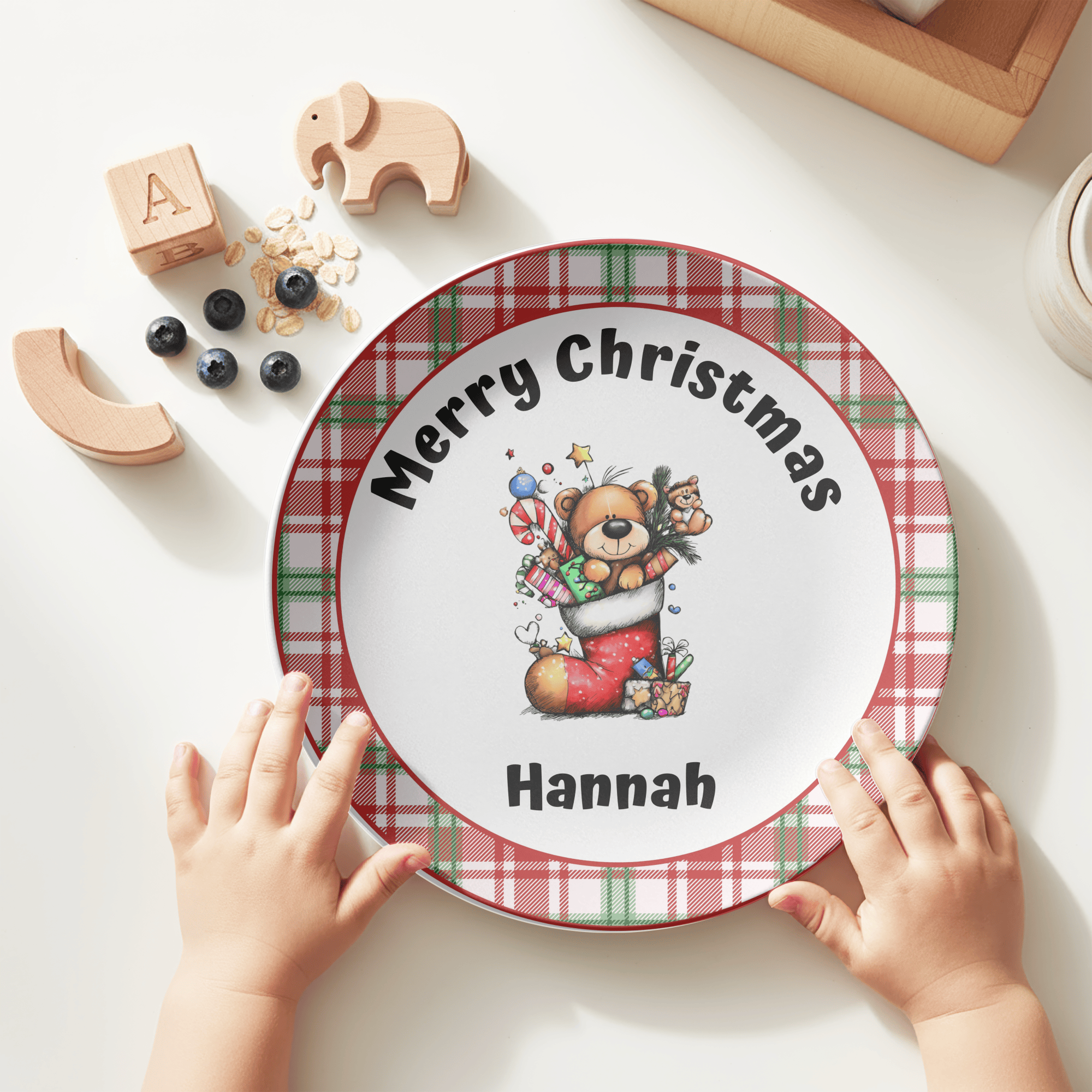 Build Your Own Christmas Plate by Lil Plate Shop