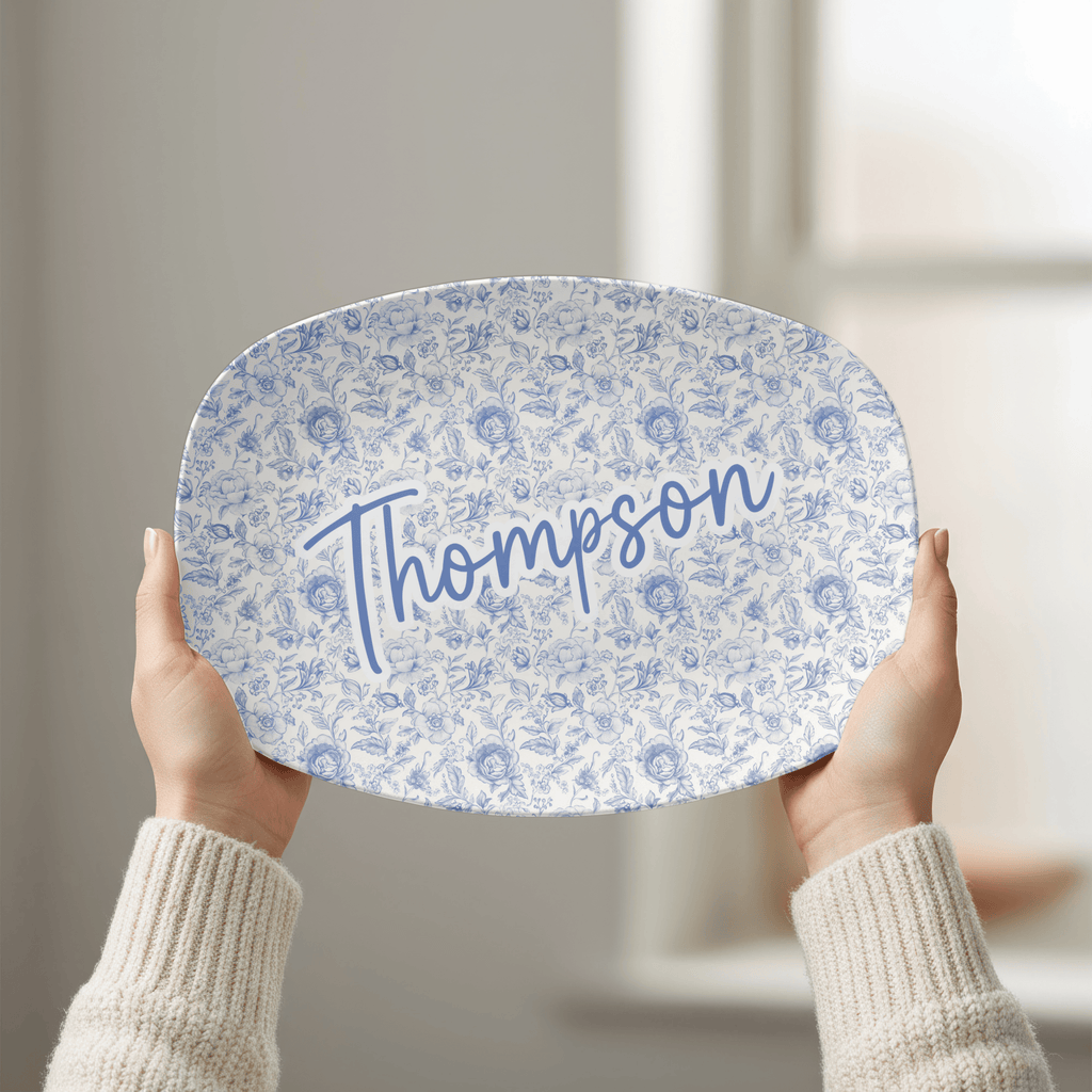 Chinoiserie Name Platter by Lil Plate Shop