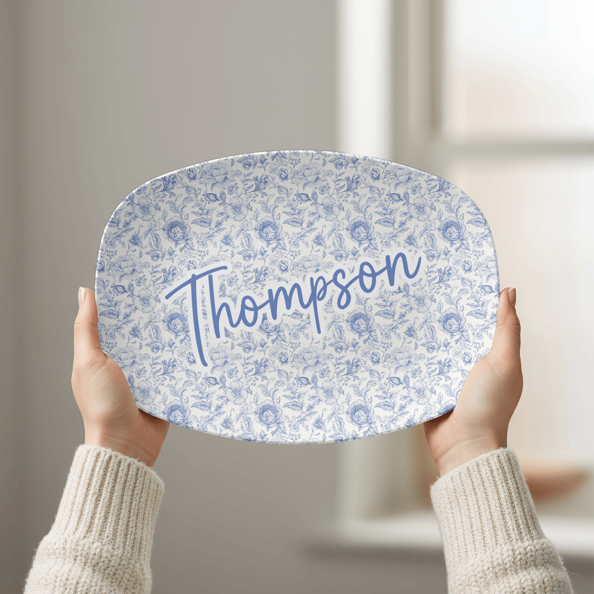 Chinoiserie Name Platter by Lil Plate Shop