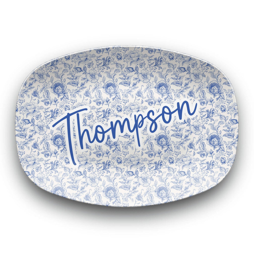 Chinoiserie Name Platter by Lil Plate Shop