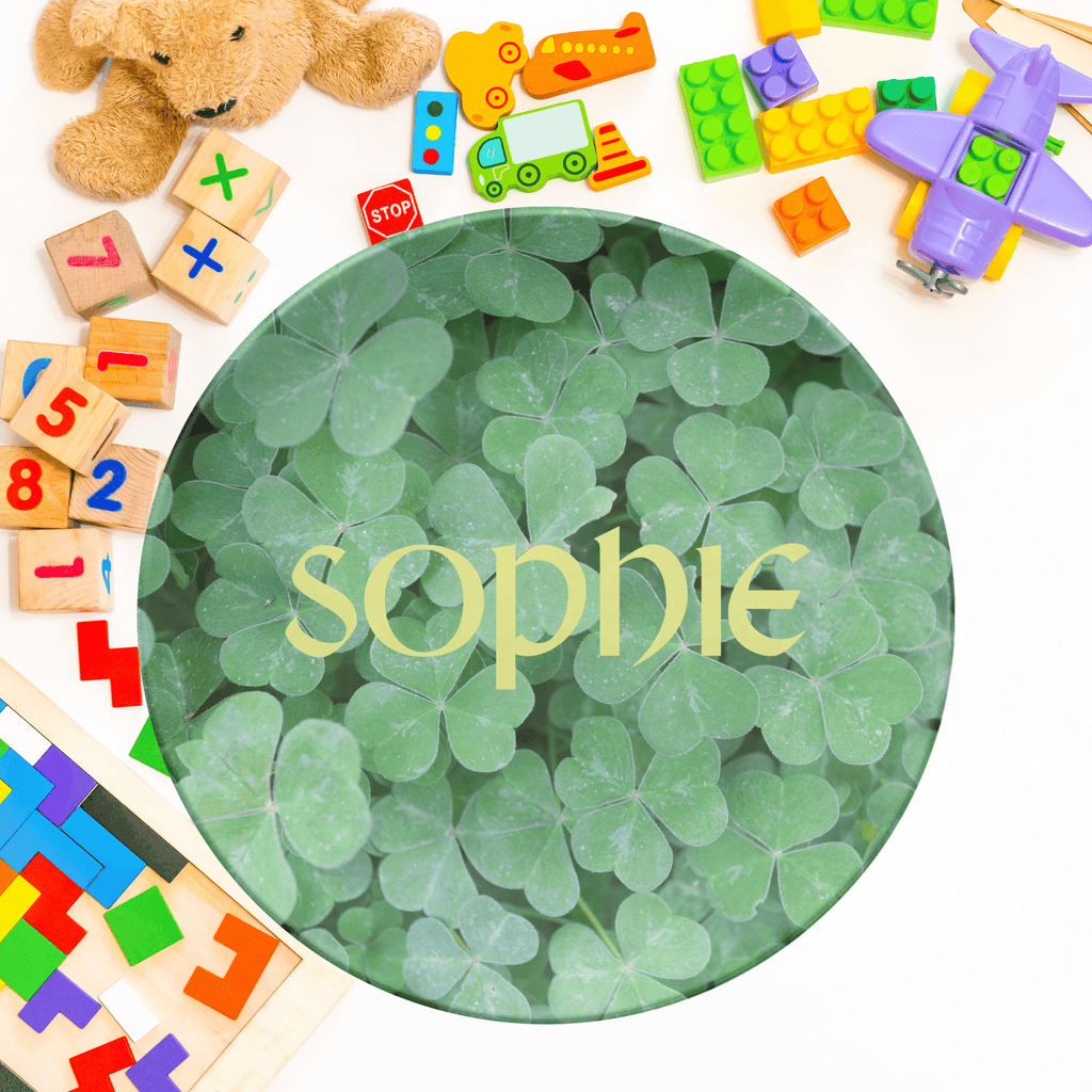 Clover Name Plate by Lil Plate Shop