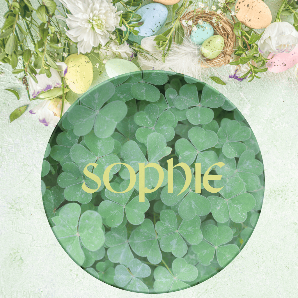 Clover Name Plate by Lil Plate Shop