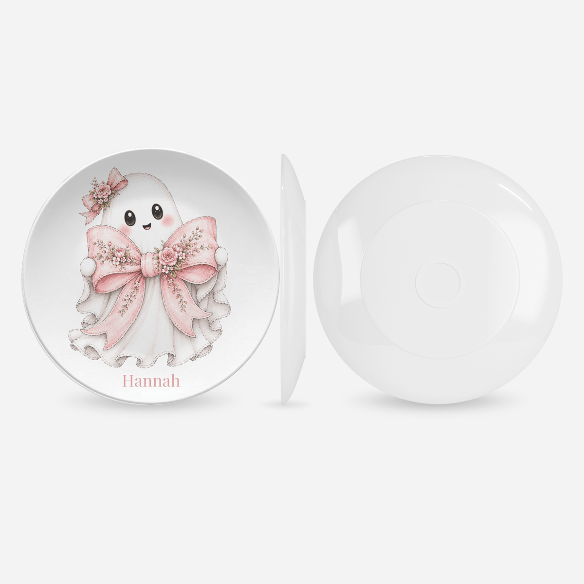 Coquette Halloween Ghost Plate by Lil Plate Shop