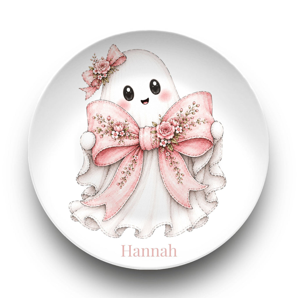 Coquette Halloween Ghost Plate by Lil Plate Shop