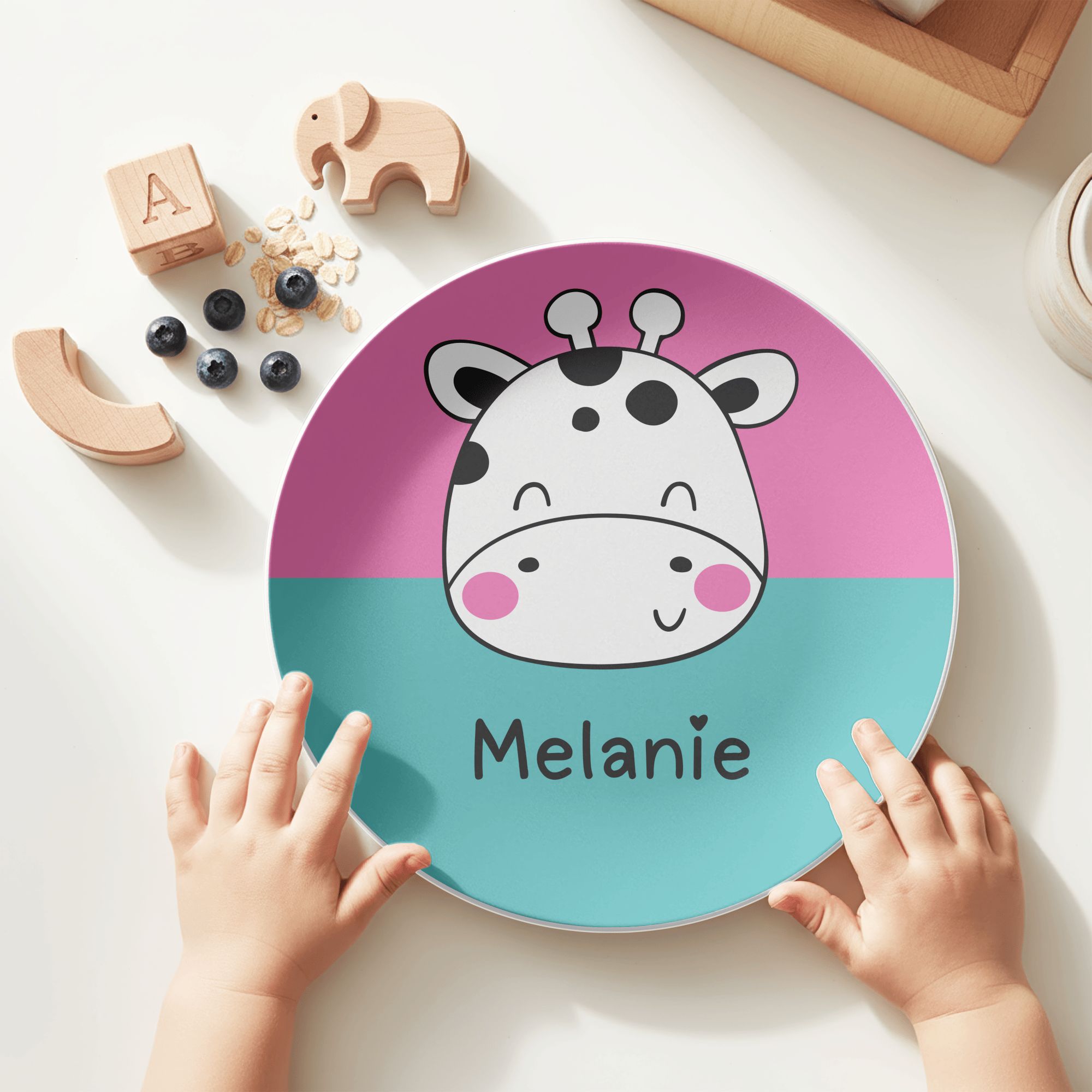 Cow Name Plate by Lil Plate Shop