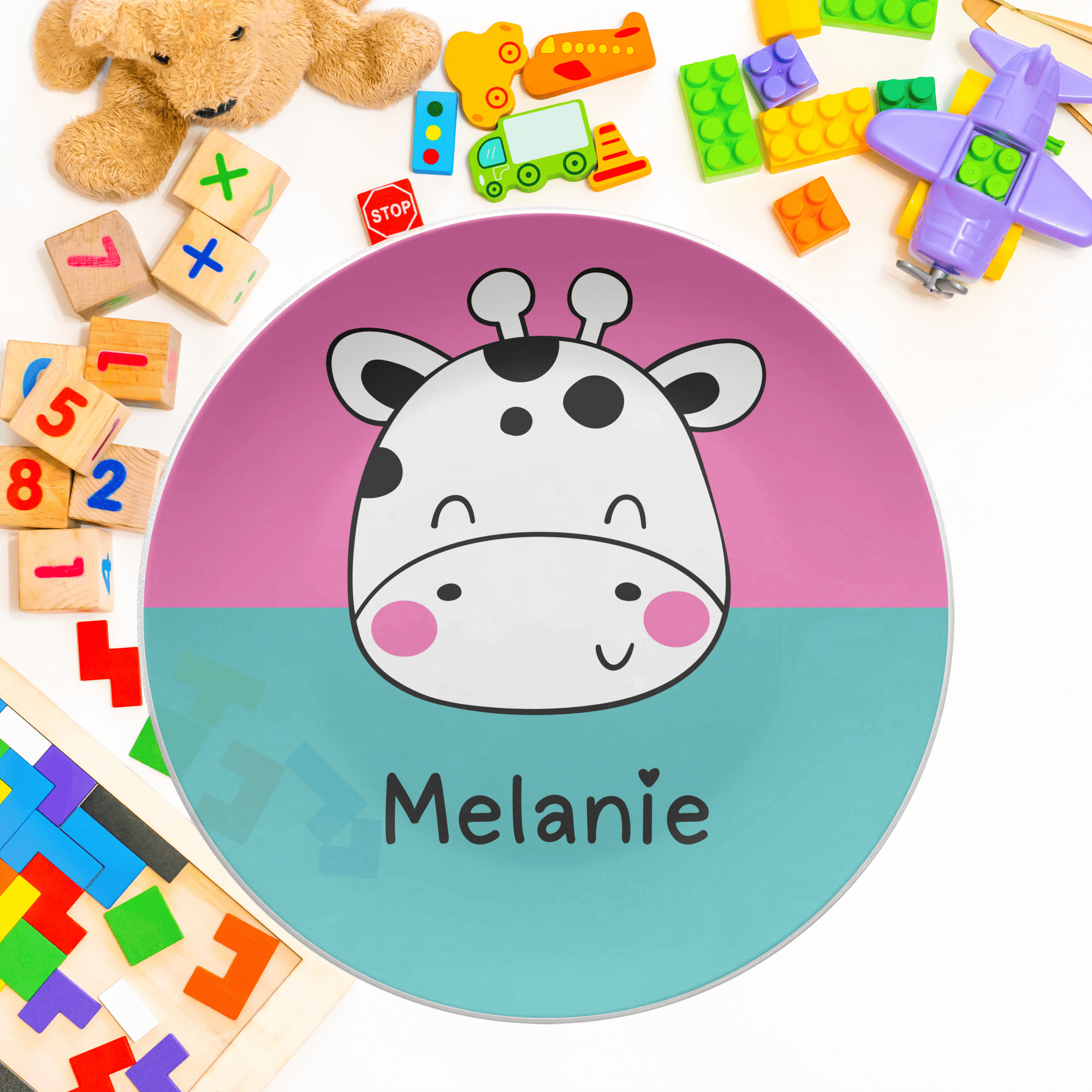 Cow Name Plate by Lil Plate Shop