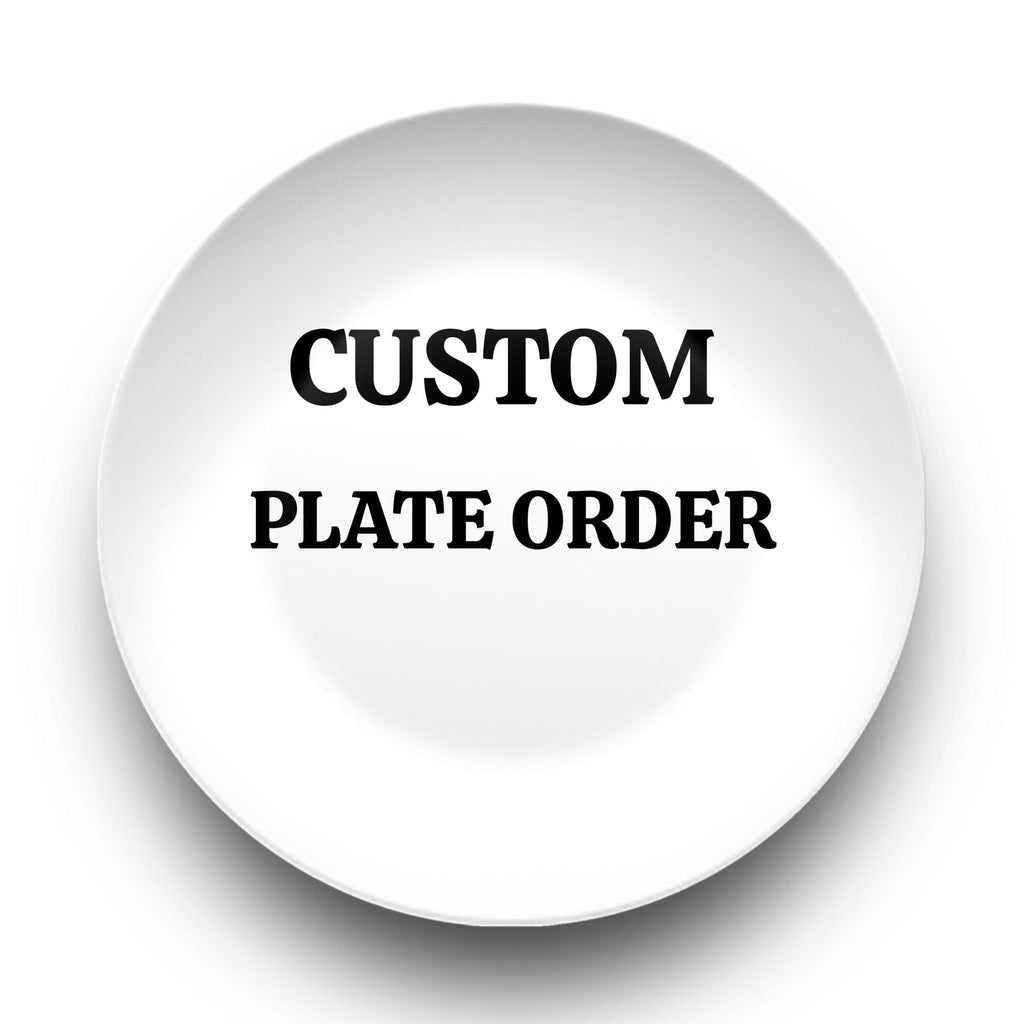 Custom Plate Order by Lil Plate Shop