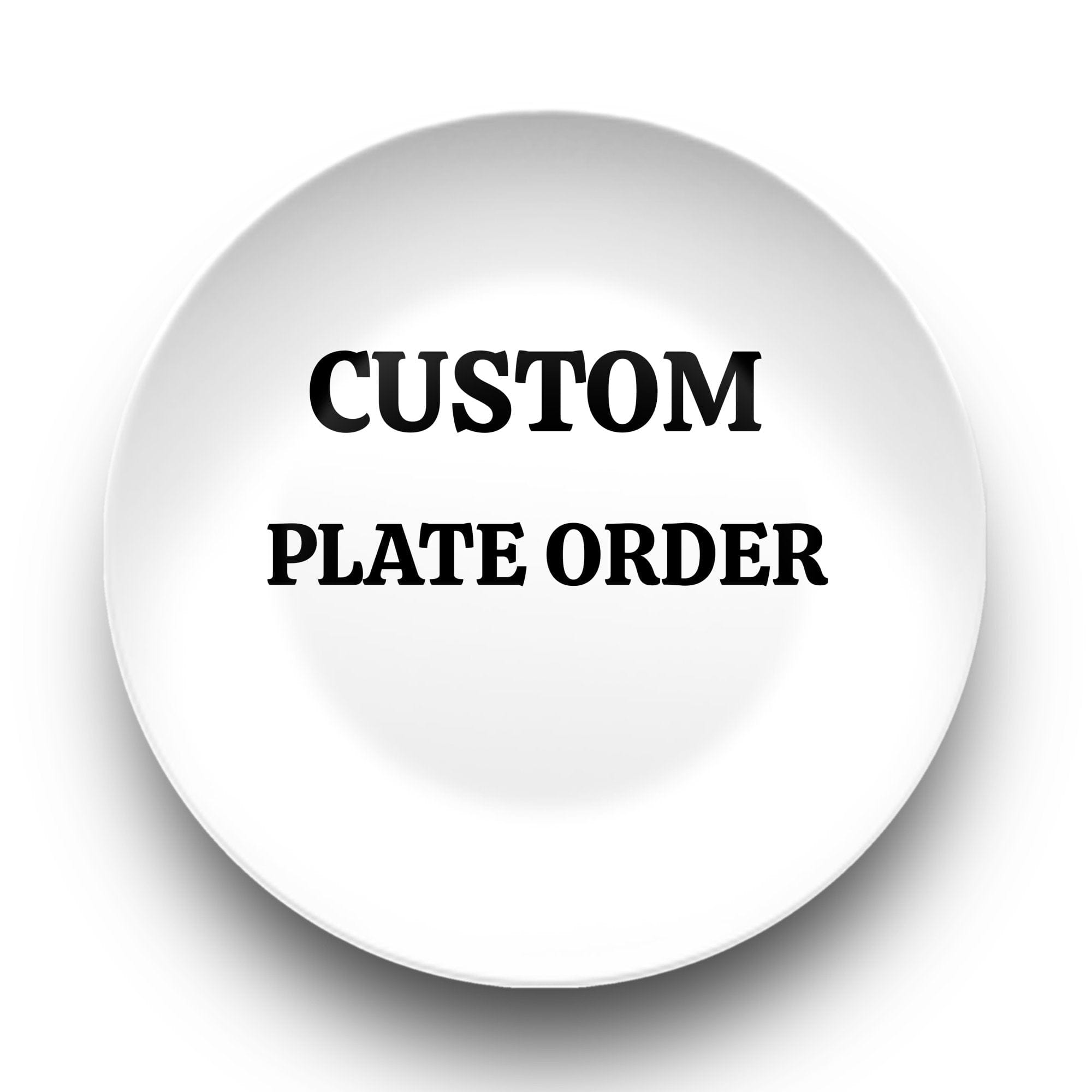 Custom Plate Order by Lil Plate Shop