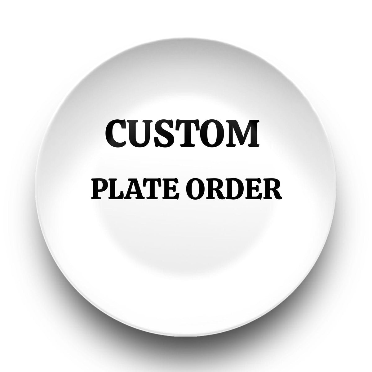 Custom Plate Order by Lil Plate Shop