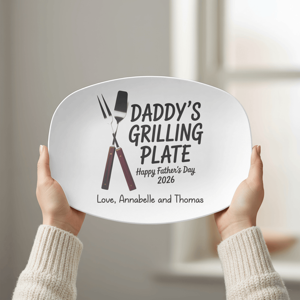 Daddy's Grilling Platter by Lil Plate Shop