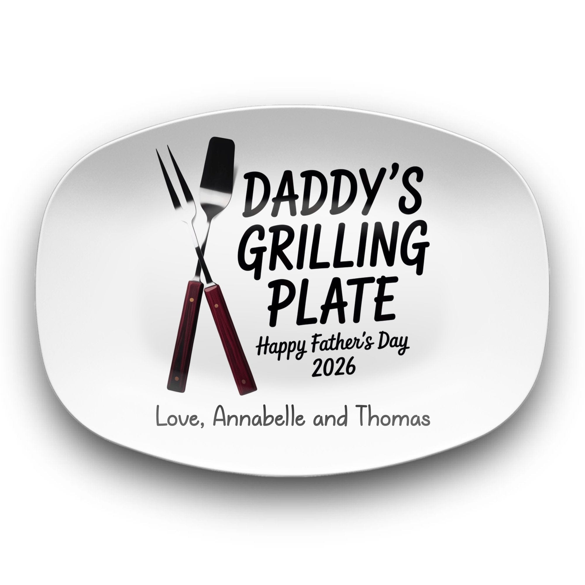 Daddy's Grilling Platter by Lil Plate Shop