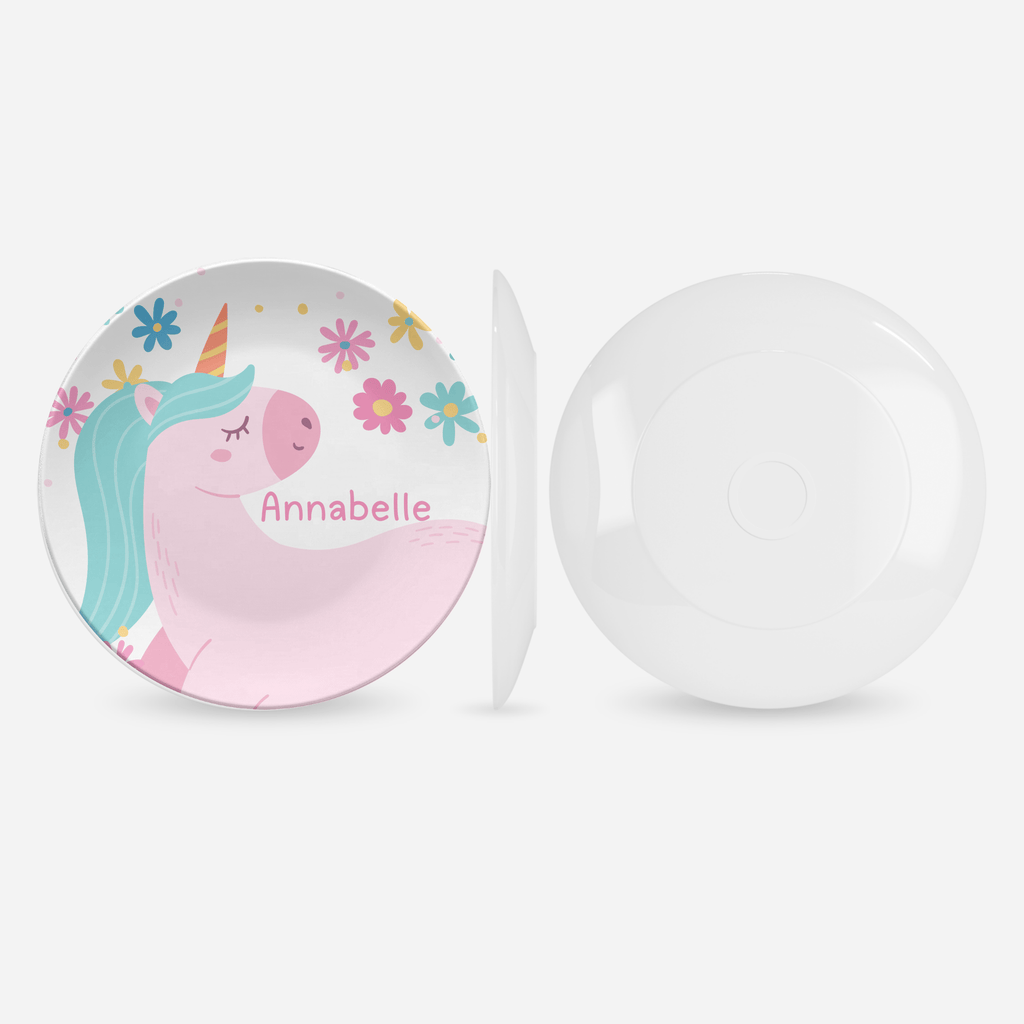 Daisy Unicorn Plate by Lil Plate Shop