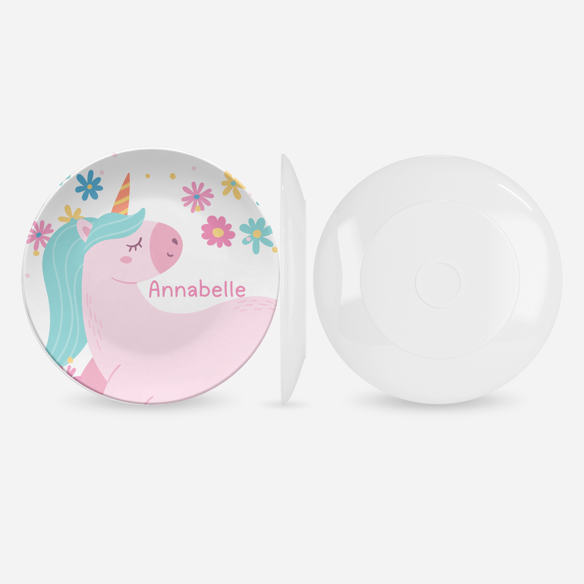 Daisy Unicorn Plate by Lil Plate Shop