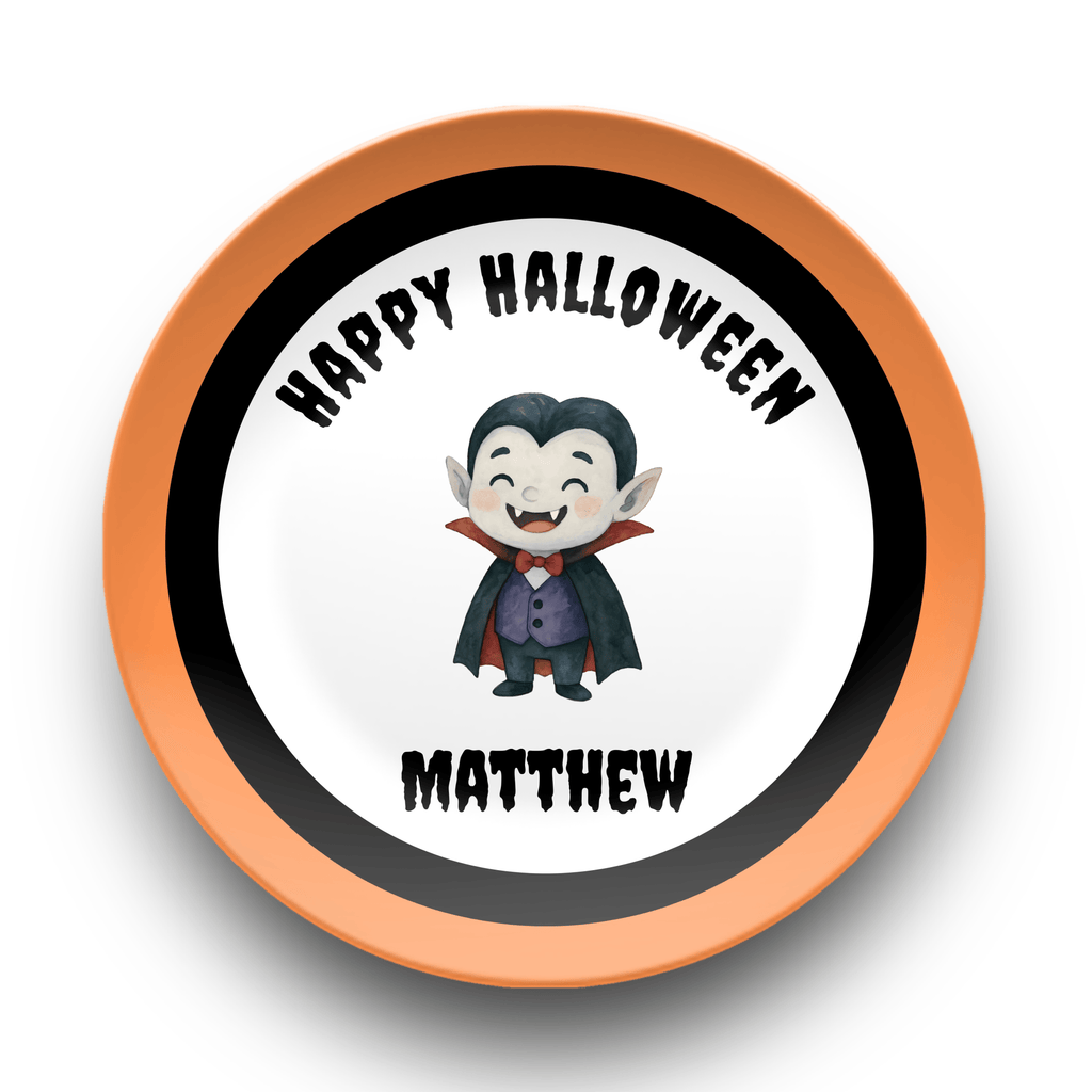 Design Your Own Happy Halloween Plate by Lil Plate Shop