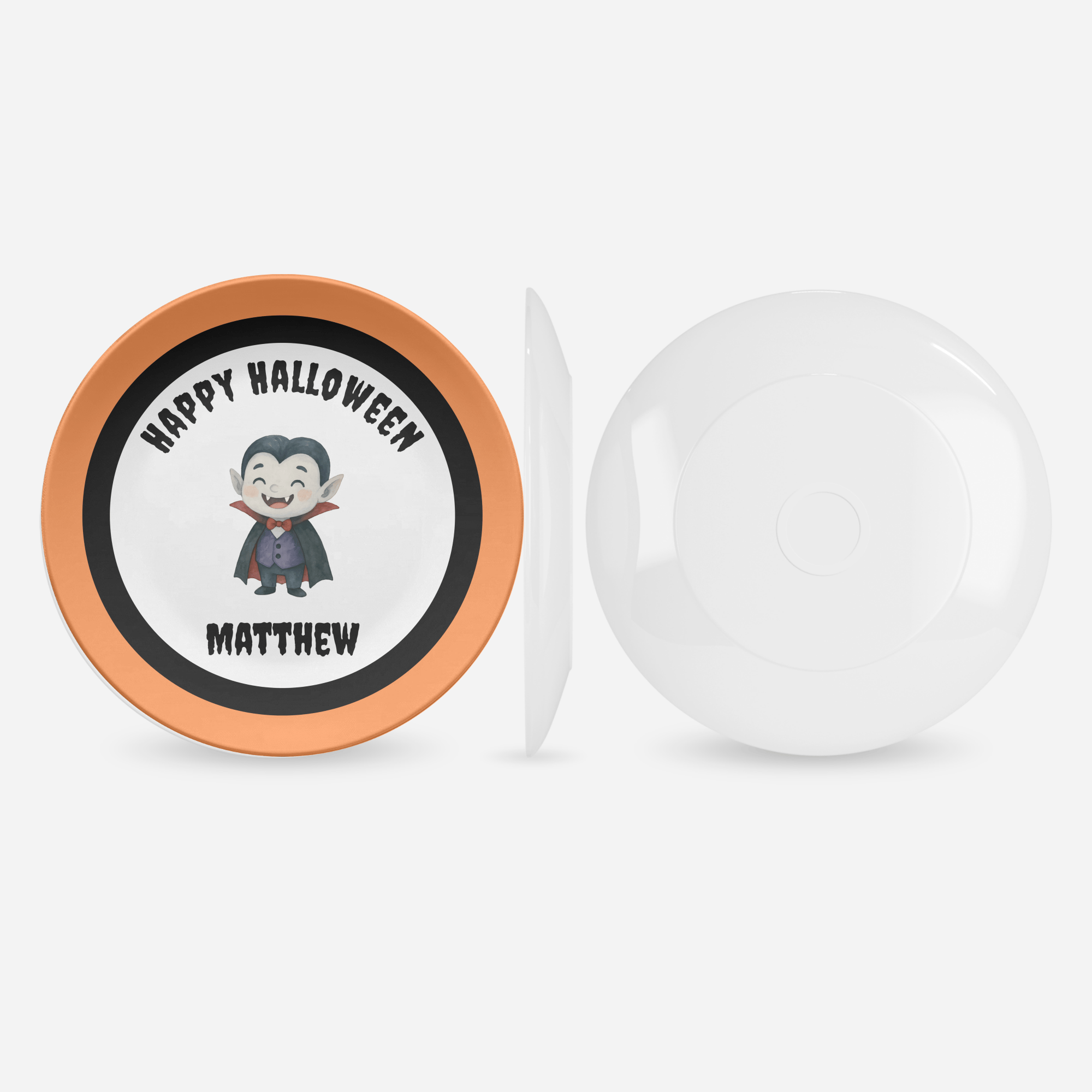 Design Your Own Happy Halloween Plate by Lil Plate Shop