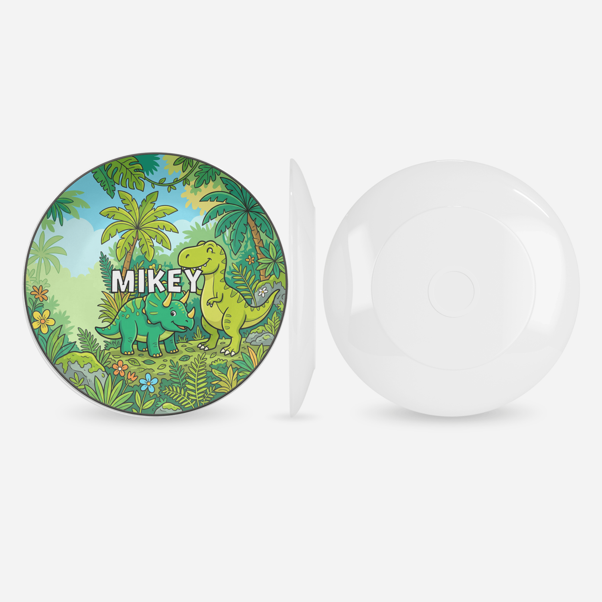 Dinosaur Forest Plate by Lil Plate Shop