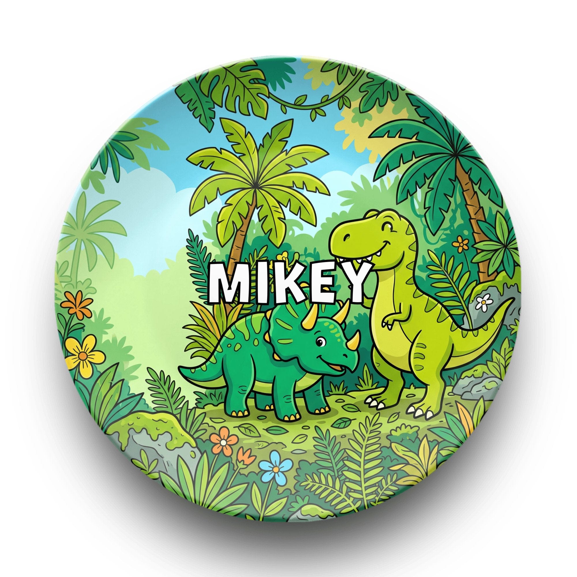 Dinosaur Forest Plate by Lil Plate Shop