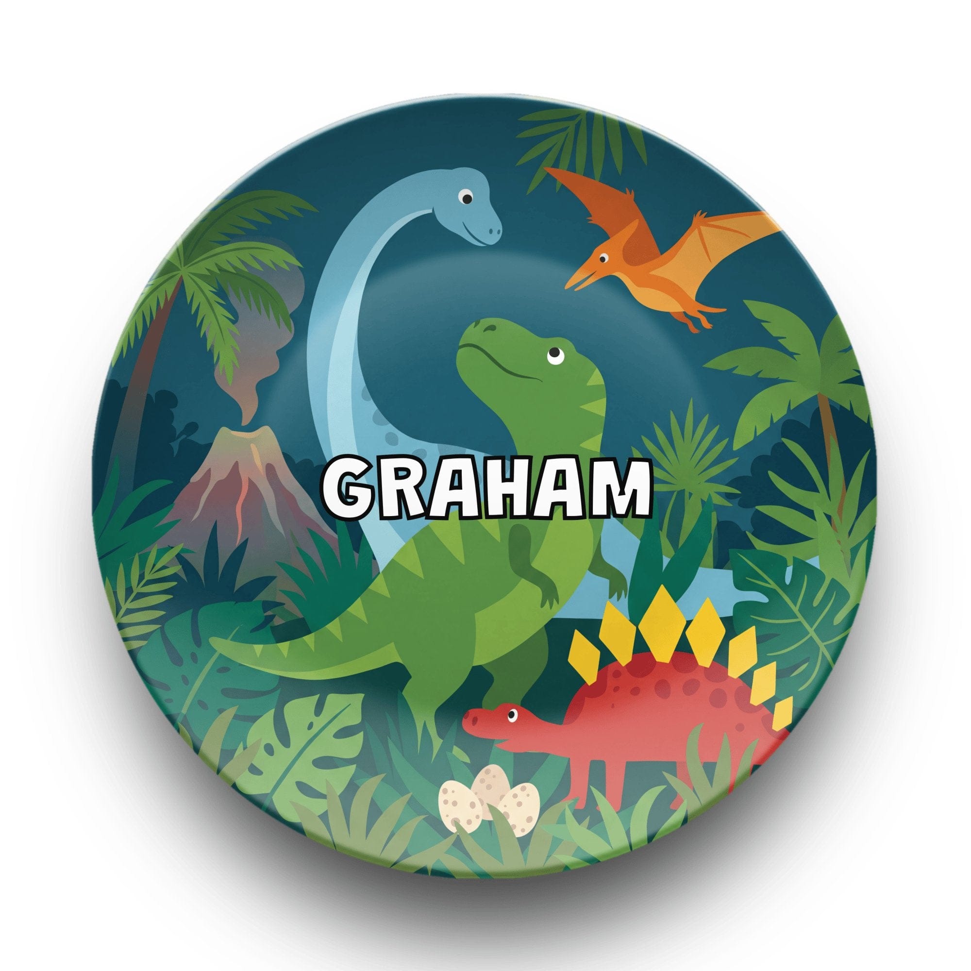 Dinosaur Friends Plate by Lil Plate Shop